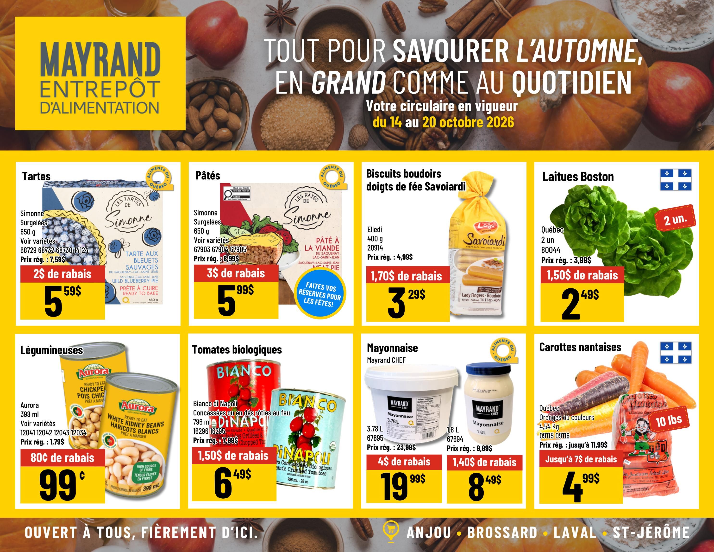 Mayrand Flyer October 14 to 20