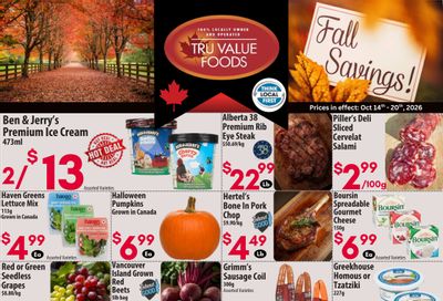 Tru Value Foods Flyer October 14 to 20