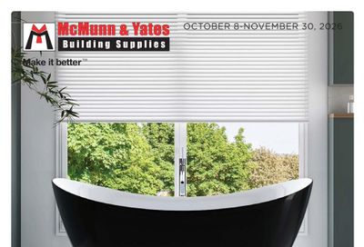 McMunn & Yates Building Supplies Flyer October 8 to November 30