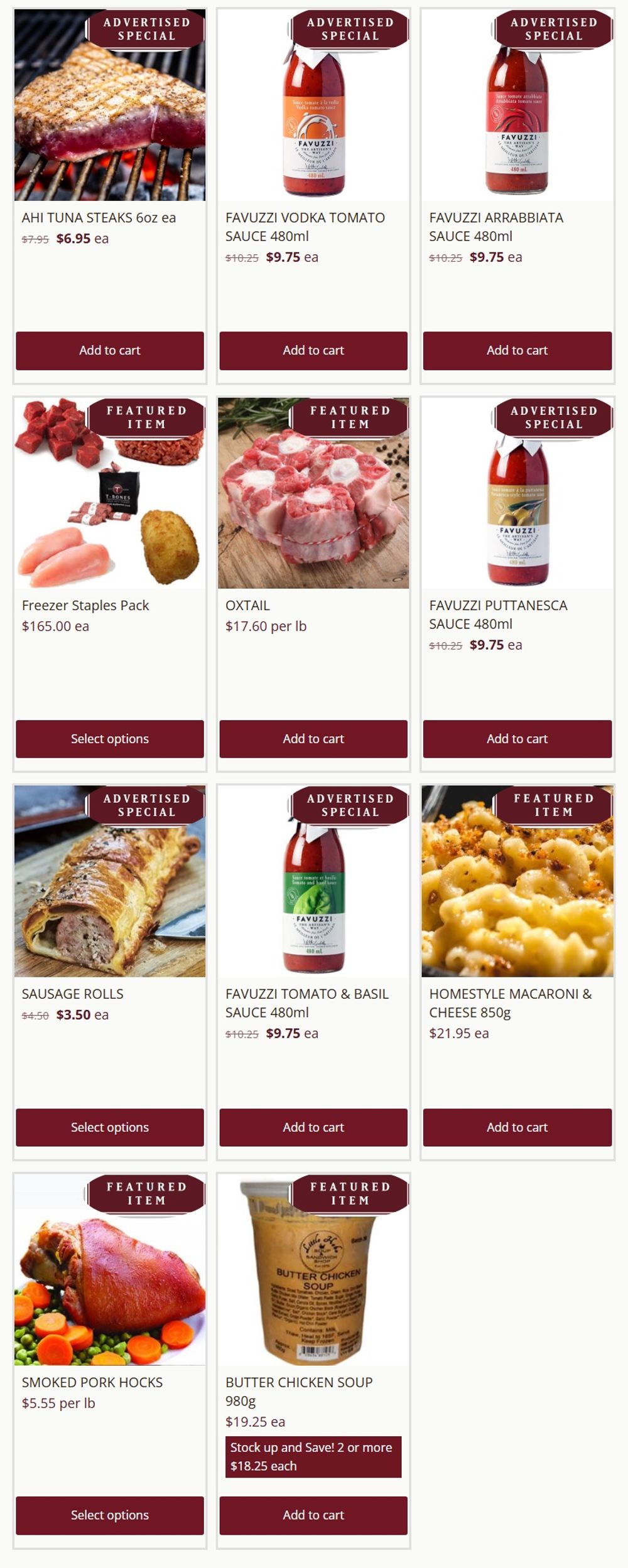 T-Bone's Flyer October 14 to 27
