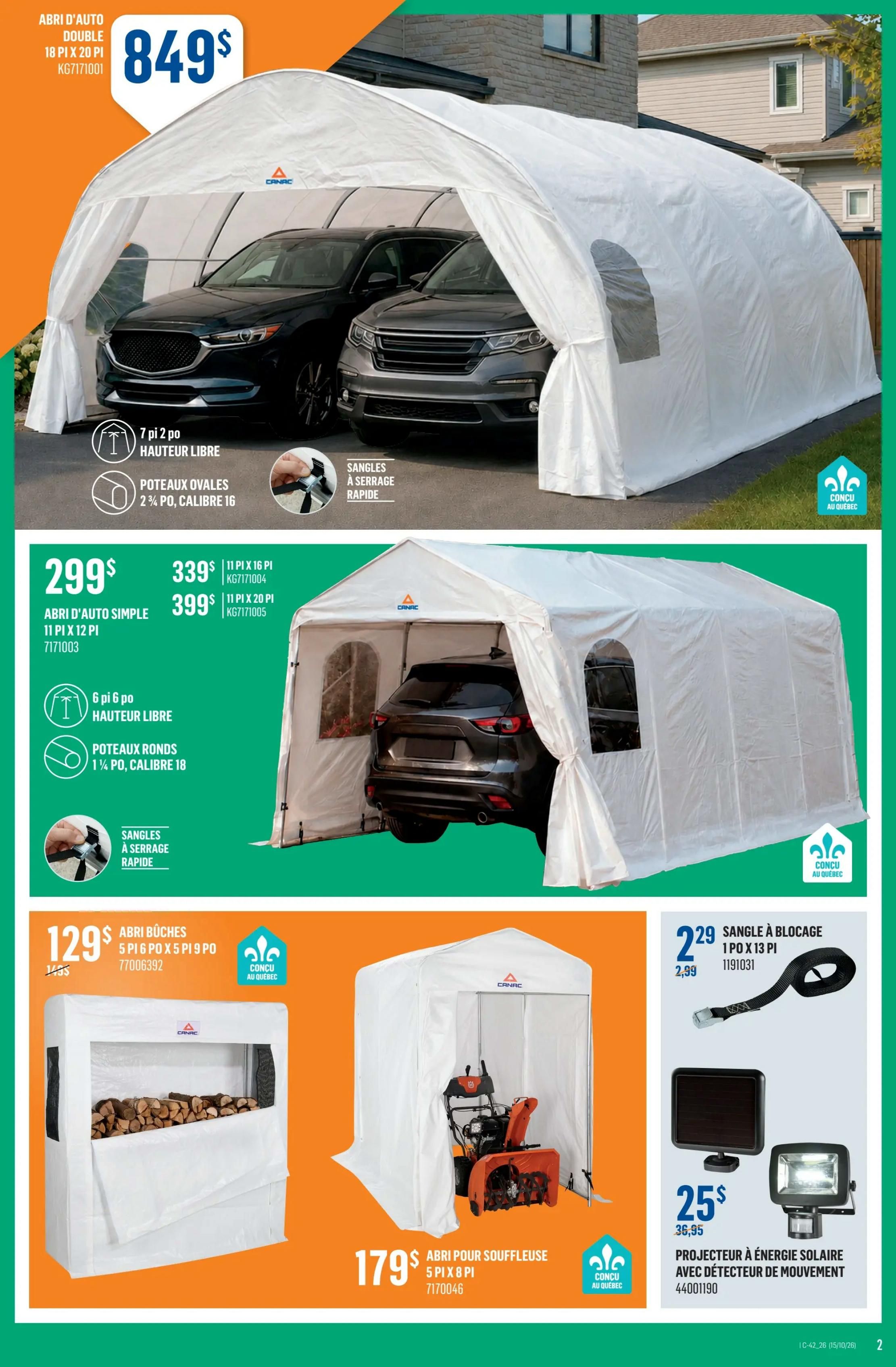 Canac Flyer October 15 to 21