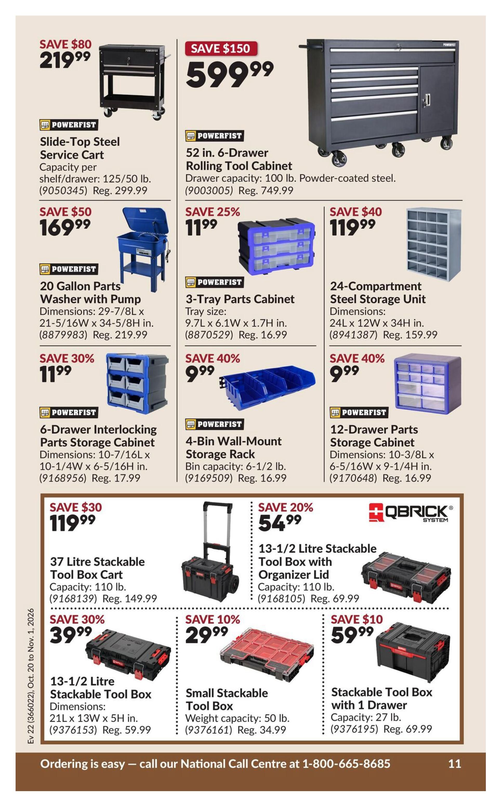 Princess Auto Flyer October 20 to November 1
