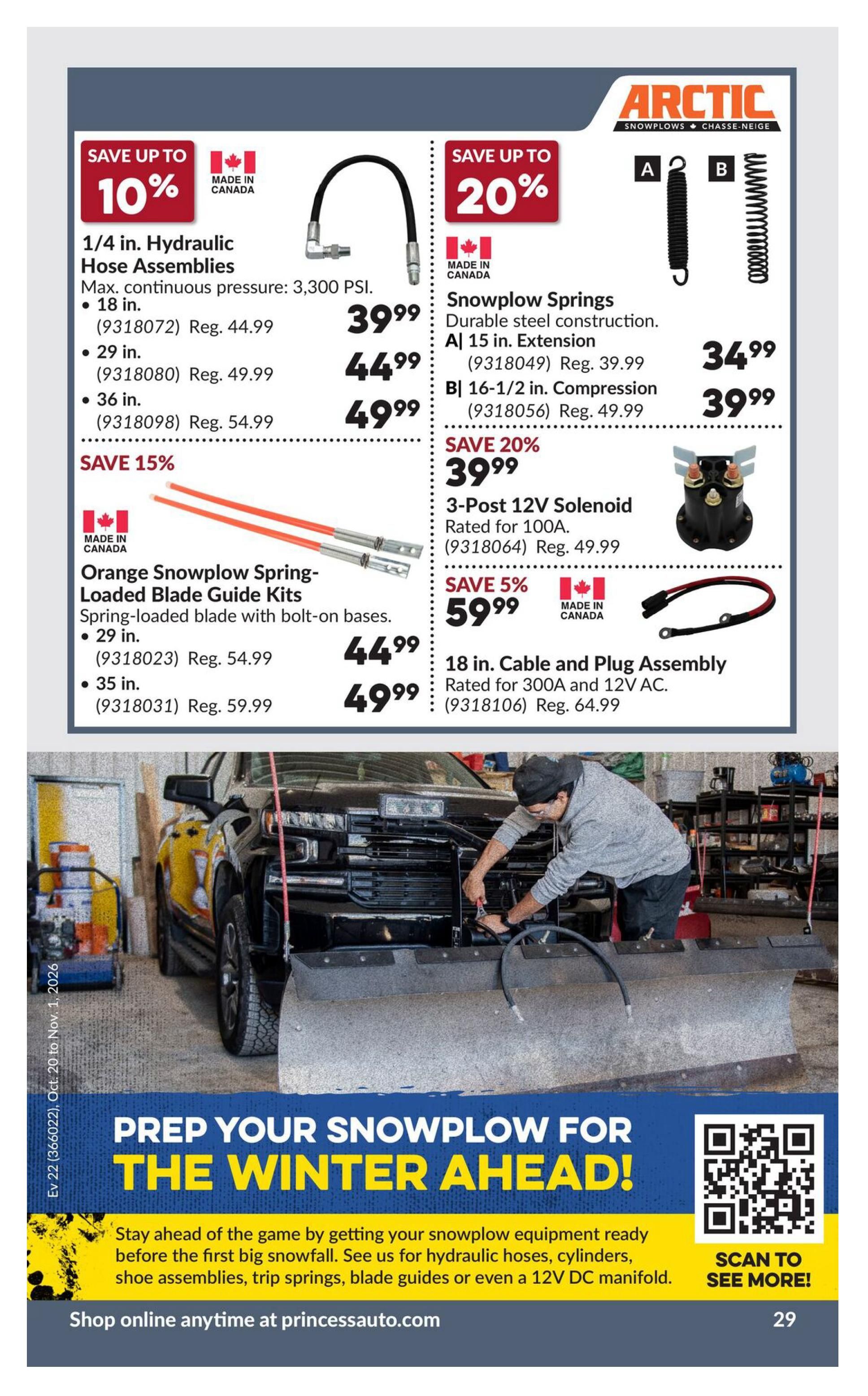 Princess Auto Flyer October 20 to November 1