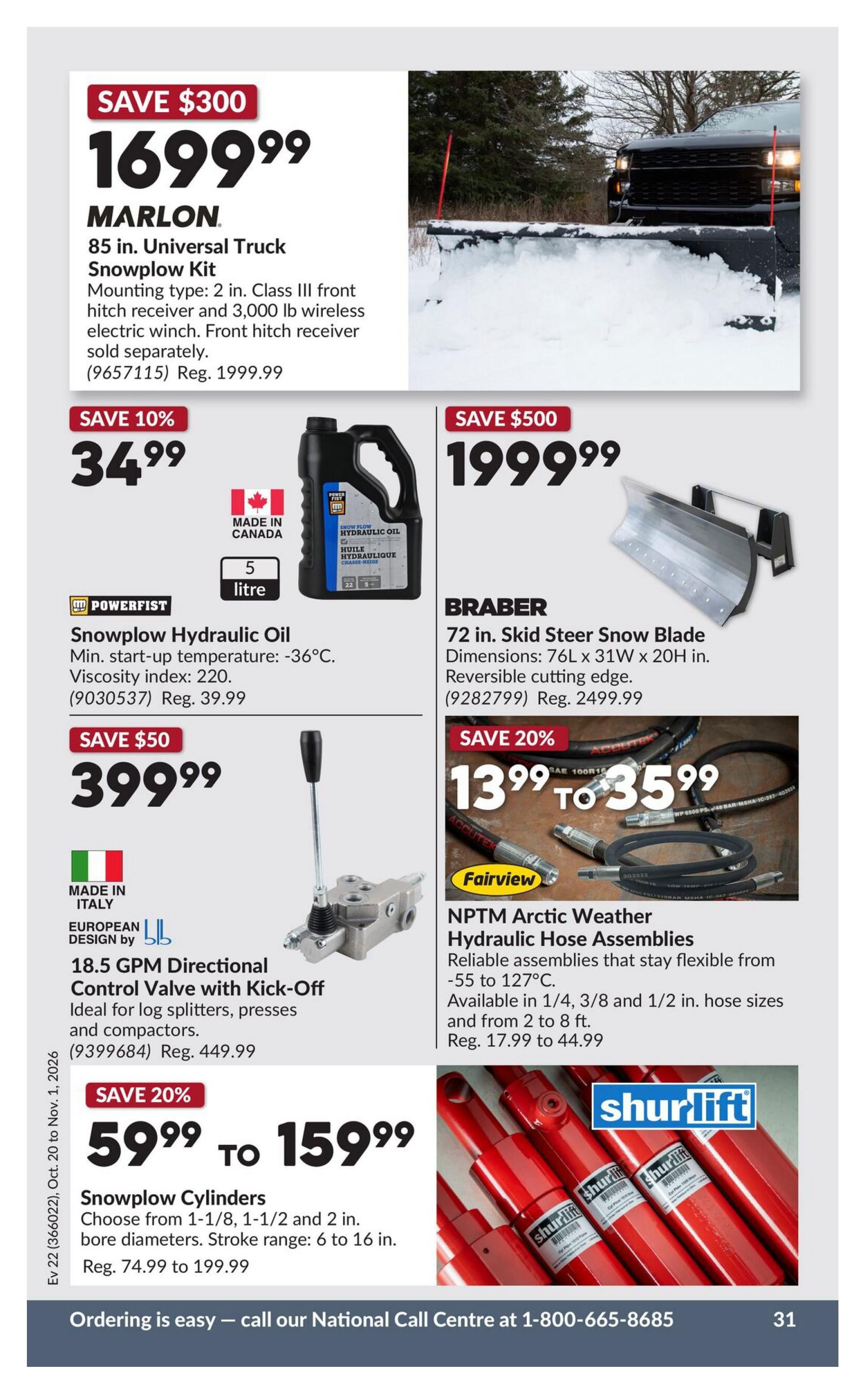 Princess Auto Flyer October 20 to November 1