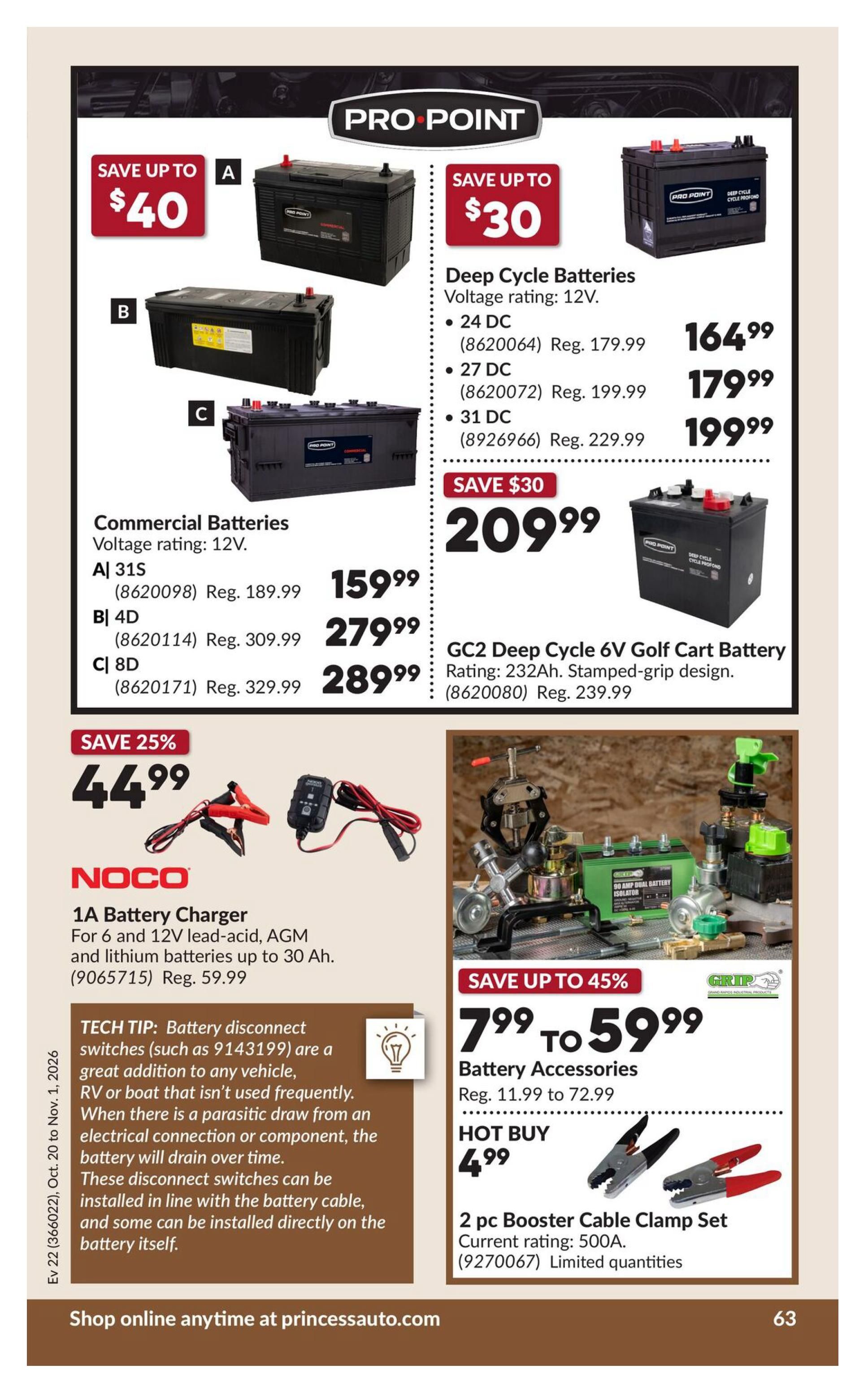 Princess Auto Flyer October 20 to November 1