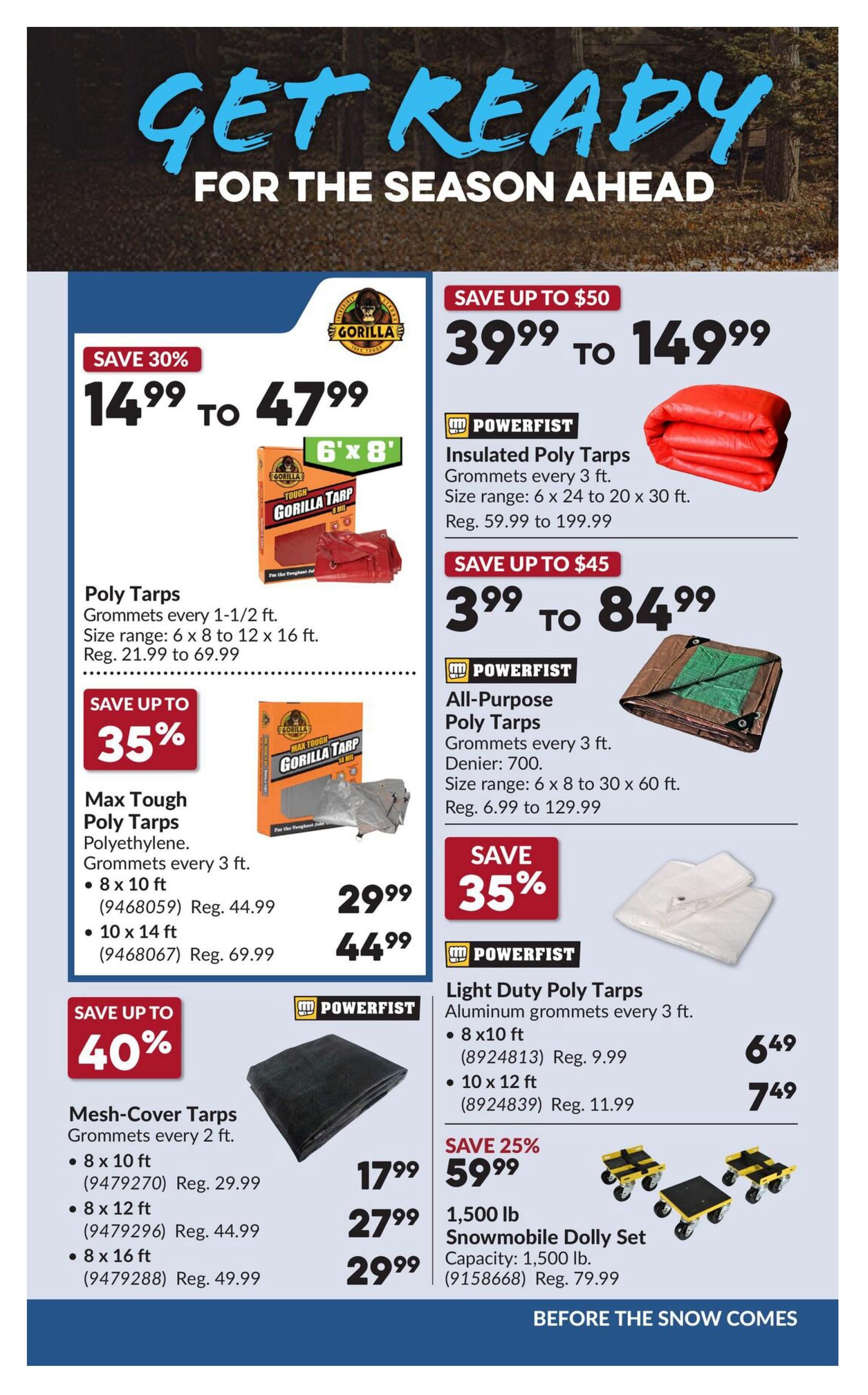 Princess Auto Flyer October 20 to November 1