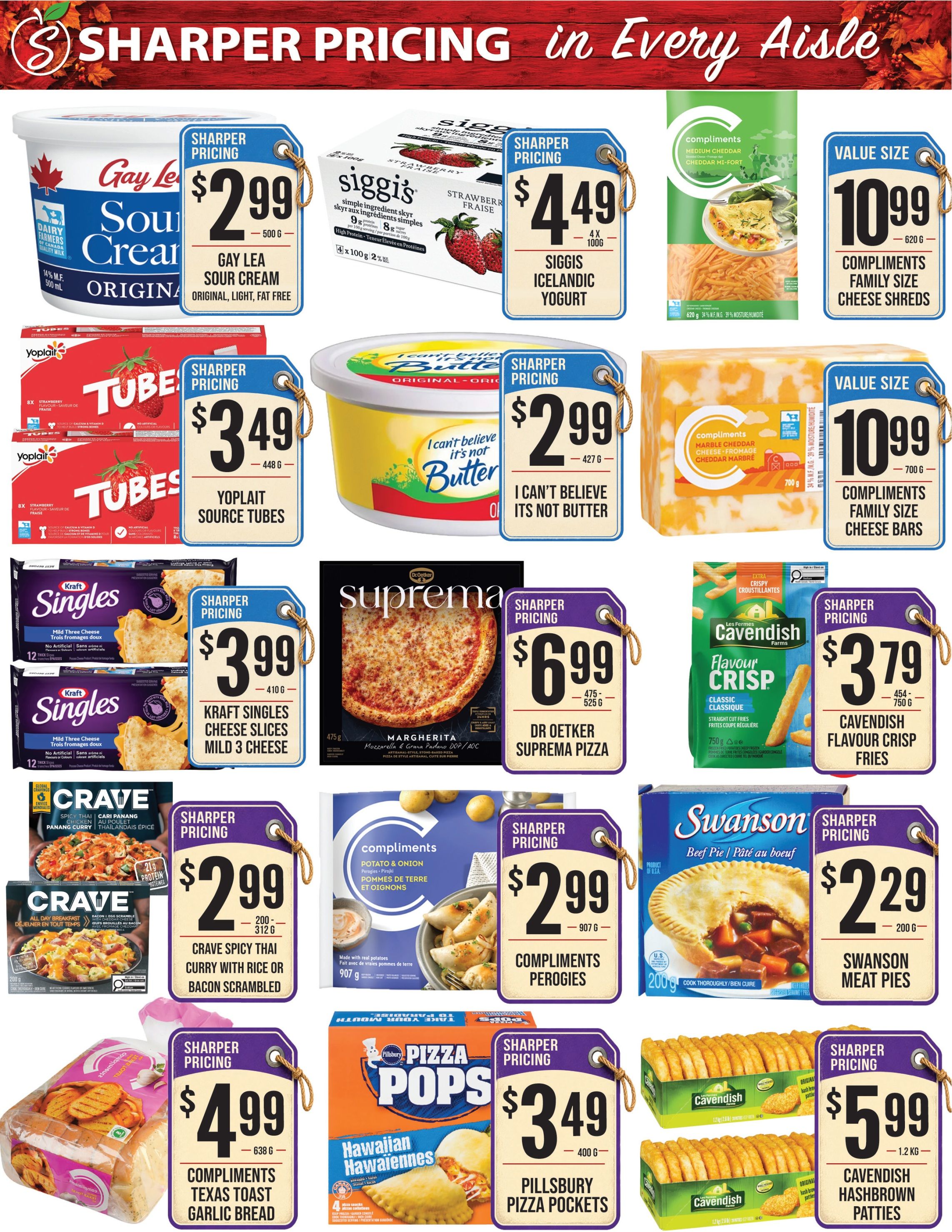 Sharpe's Food Market Flyer October 15 to 21