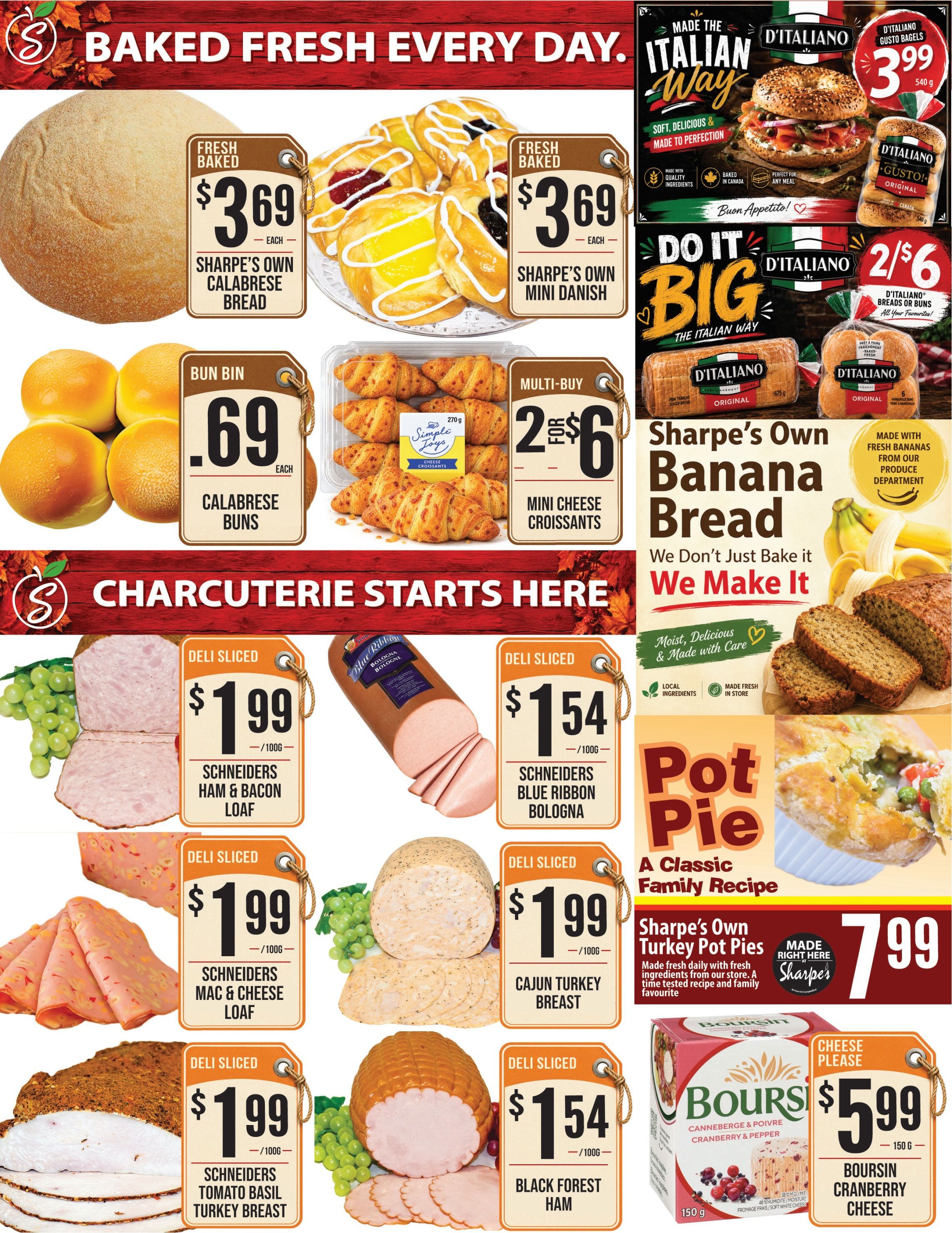 Sharpe's Food Market Flyer October 15 to 21
