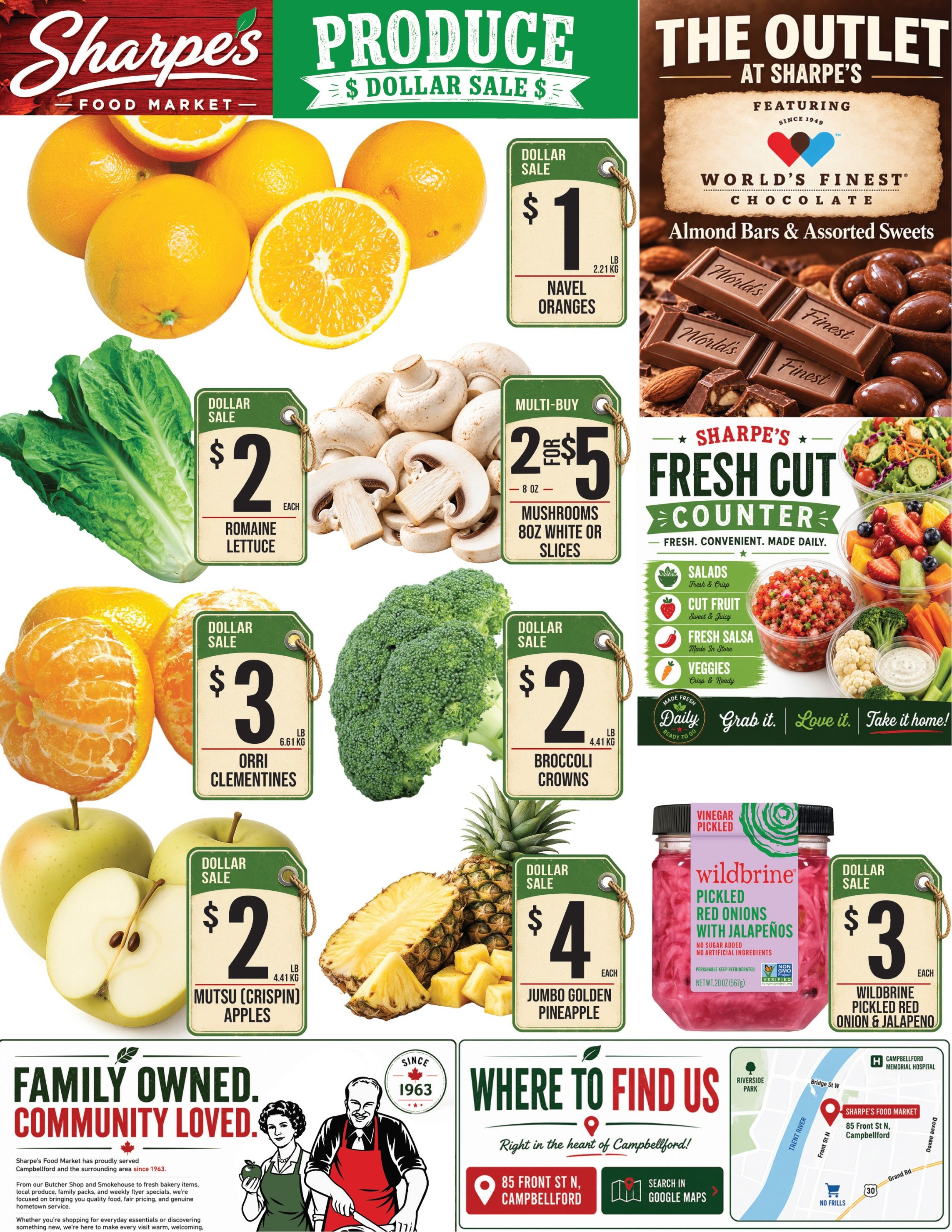 Sharpe's Food Market Flyer October 15 to 21
