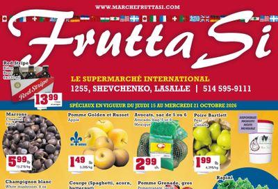 Frutta Si Flyer October 15 to 21