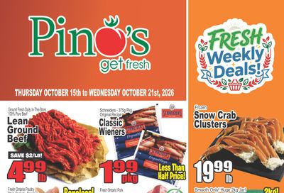 Pino's Flyer October 15 to 21