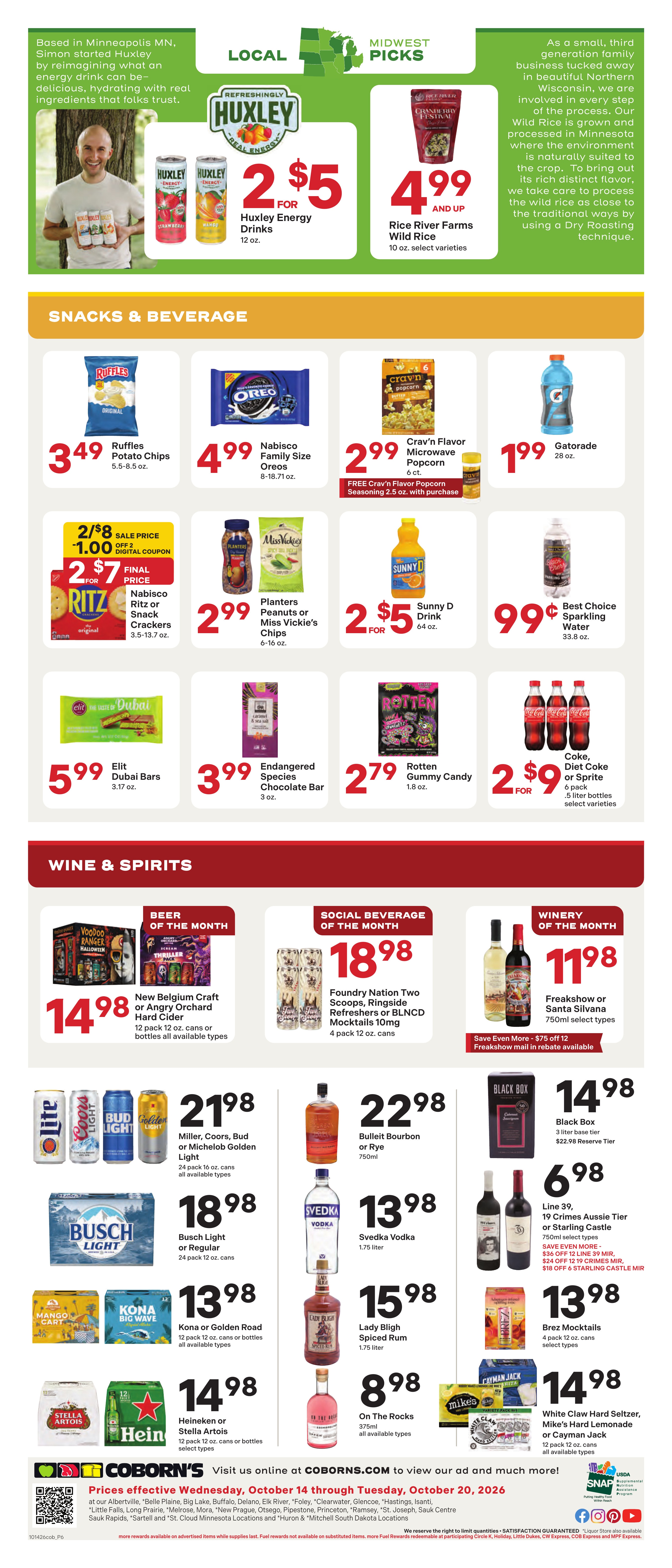Coborn's Weekly Ad October 14 - 20, 2026