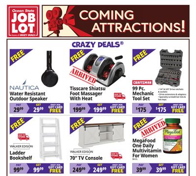 Ocean State Job Lot Coming Attractions Weekly Ad October 15 - 21, 2026