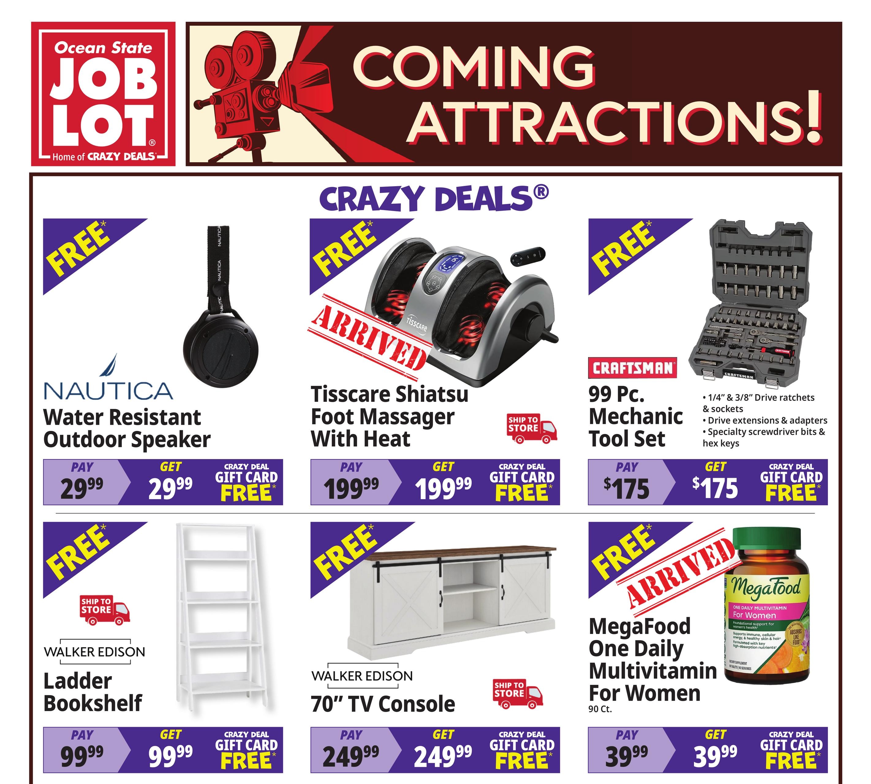 Ocean State Job Lot Coming Attractions Weekly Ad October 15 - 21, 2026