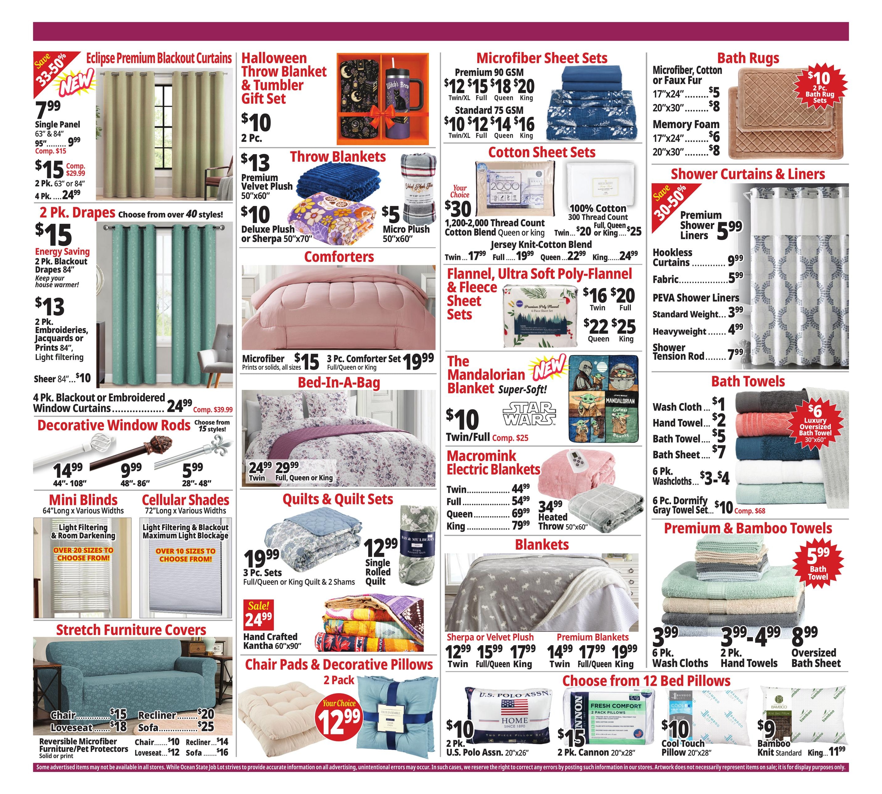 Ocean State Job Lot (Washington Area, DC) Weekly Ad October 15 - 21, 2026