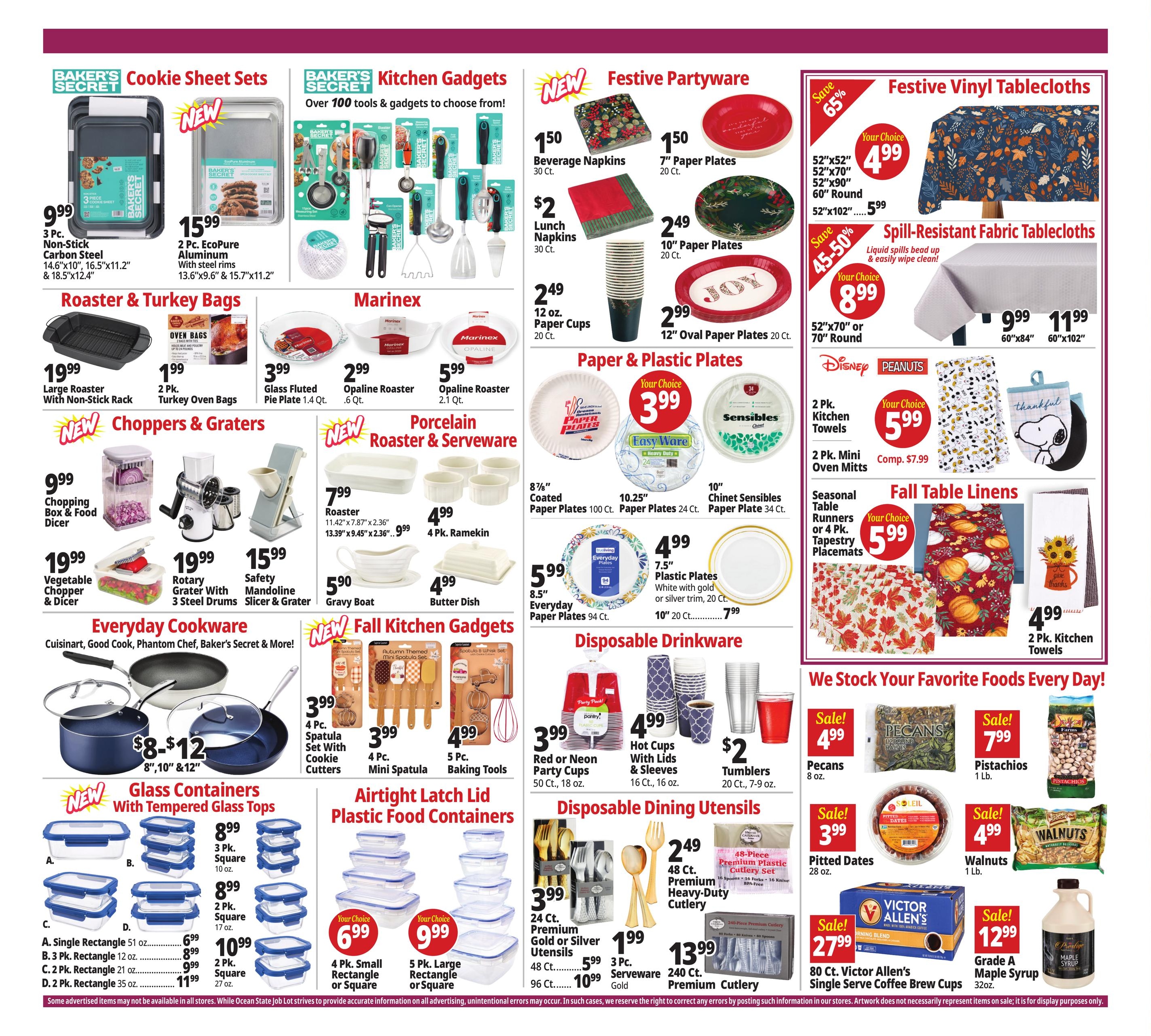 Ocean State Job Lot (Washington Area, DC) Weekly Ad October 15 - 21, 2026