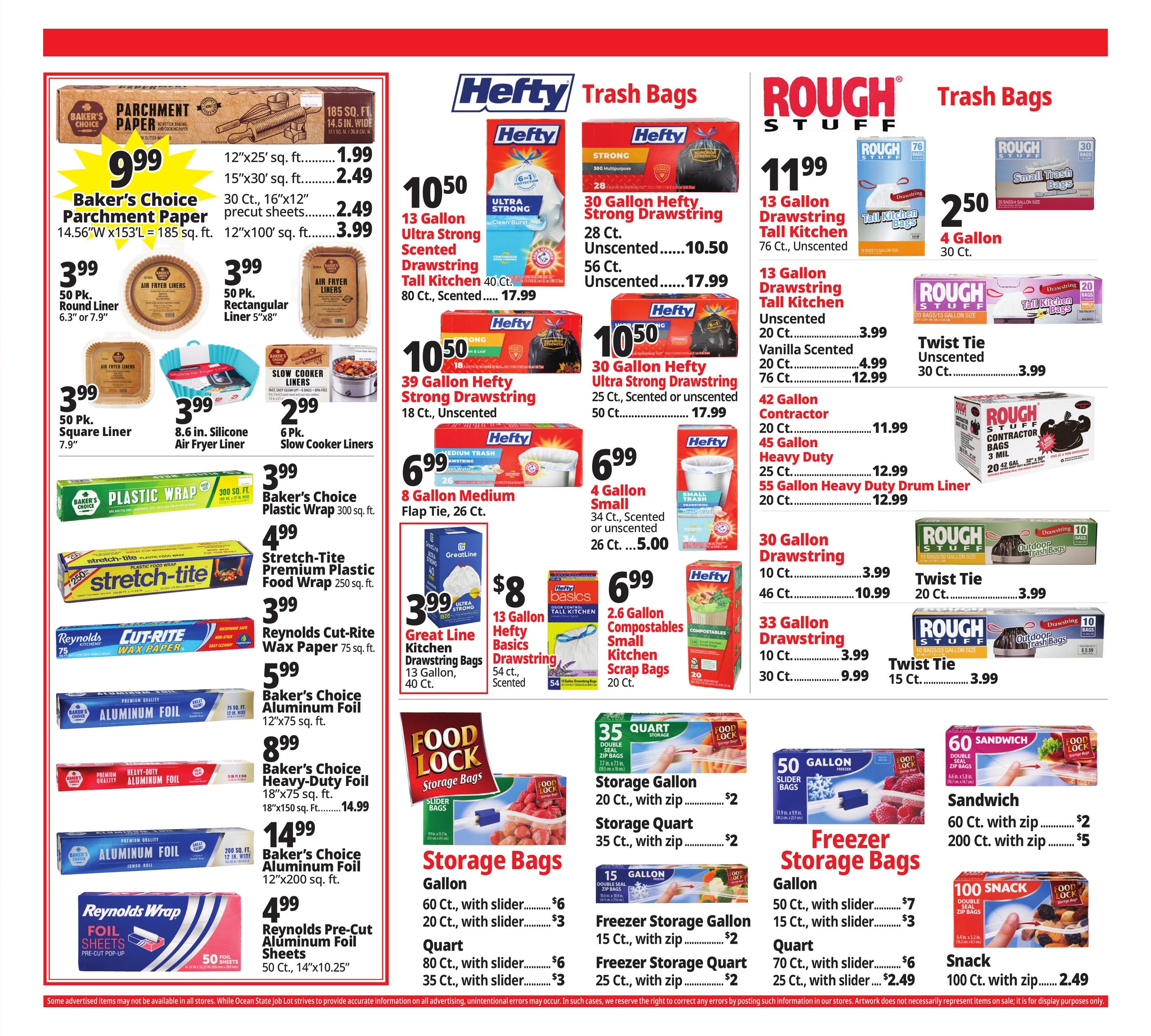 Ocean State Job Lot (Parcel Return Service Area, DC) Weekly Ad October 15 - 21, 2026