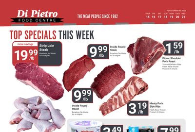 Di Pietro Food Centre Flyer October 15 to 21
