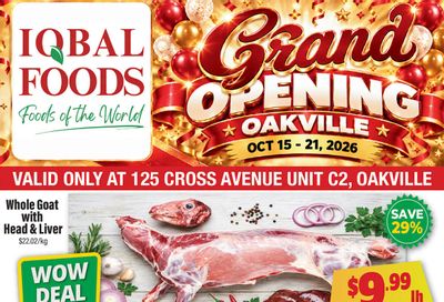 Iqbal Foods (Oakville) Flyer October 15 to 21