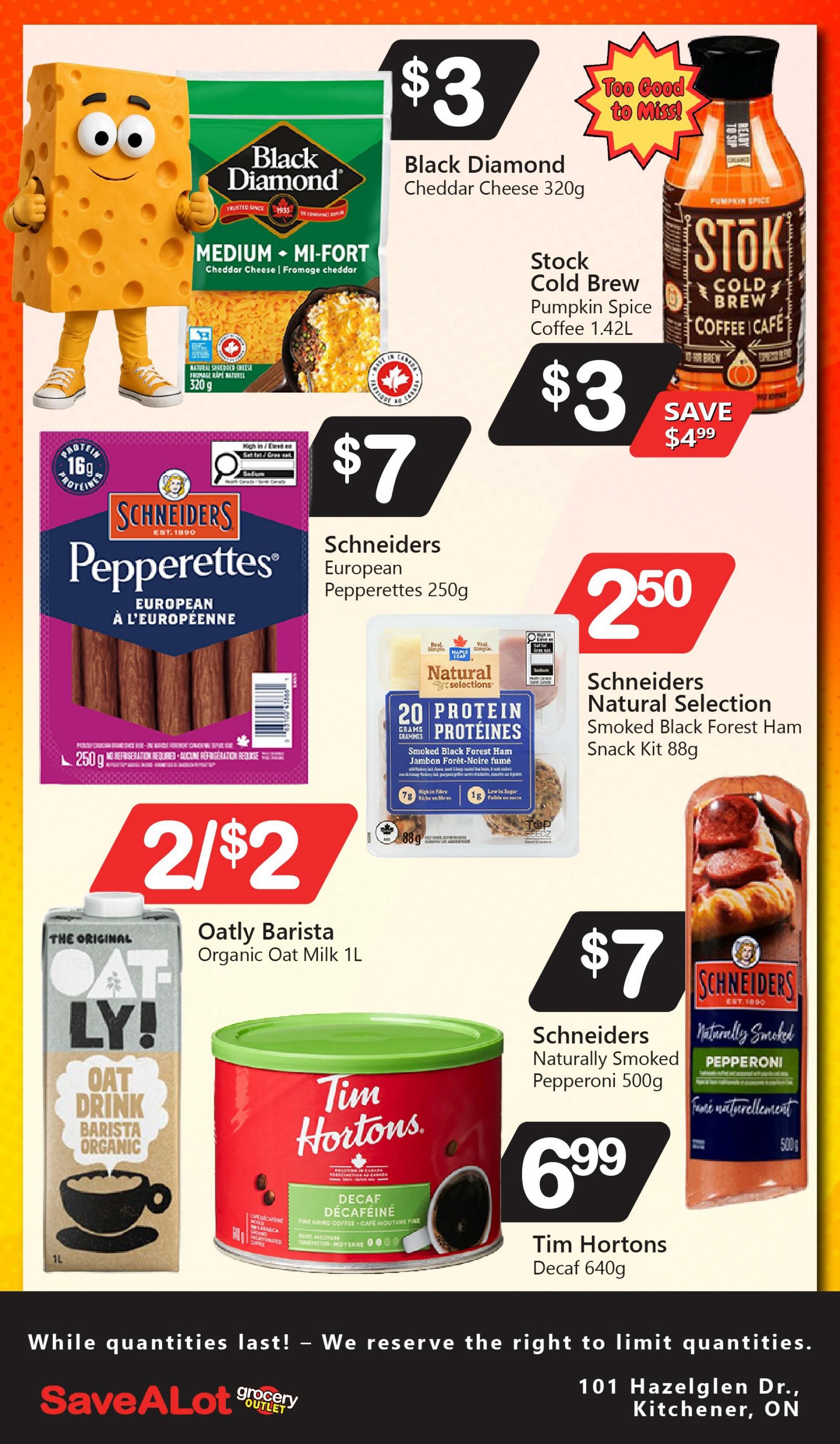 SaveALot Grocery Outlet Flyer October 15 to 21