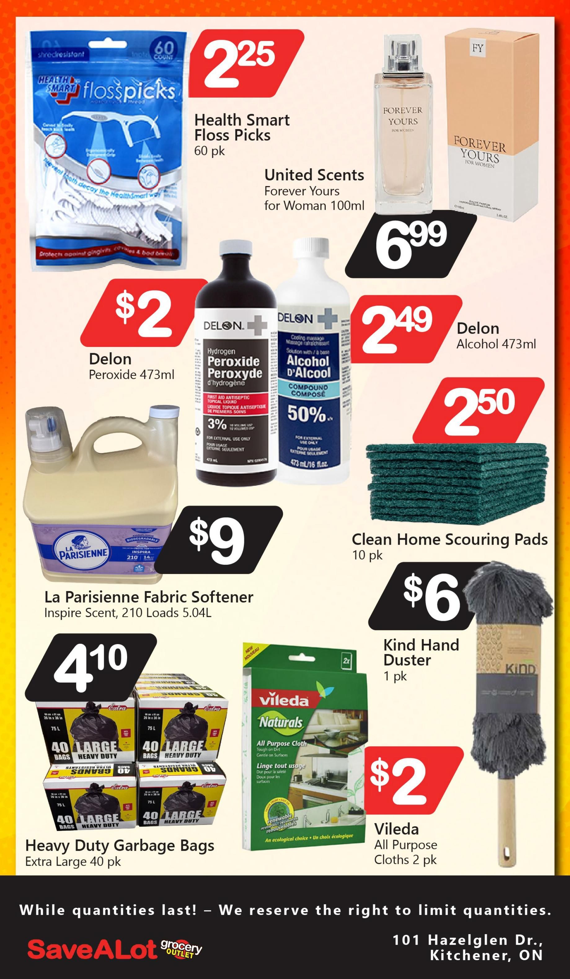 SaveALot Grocery Outlet Flyer October 15 to 21