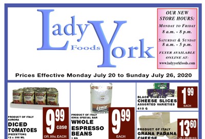 Lady York Foods Flyer July 20 to 26