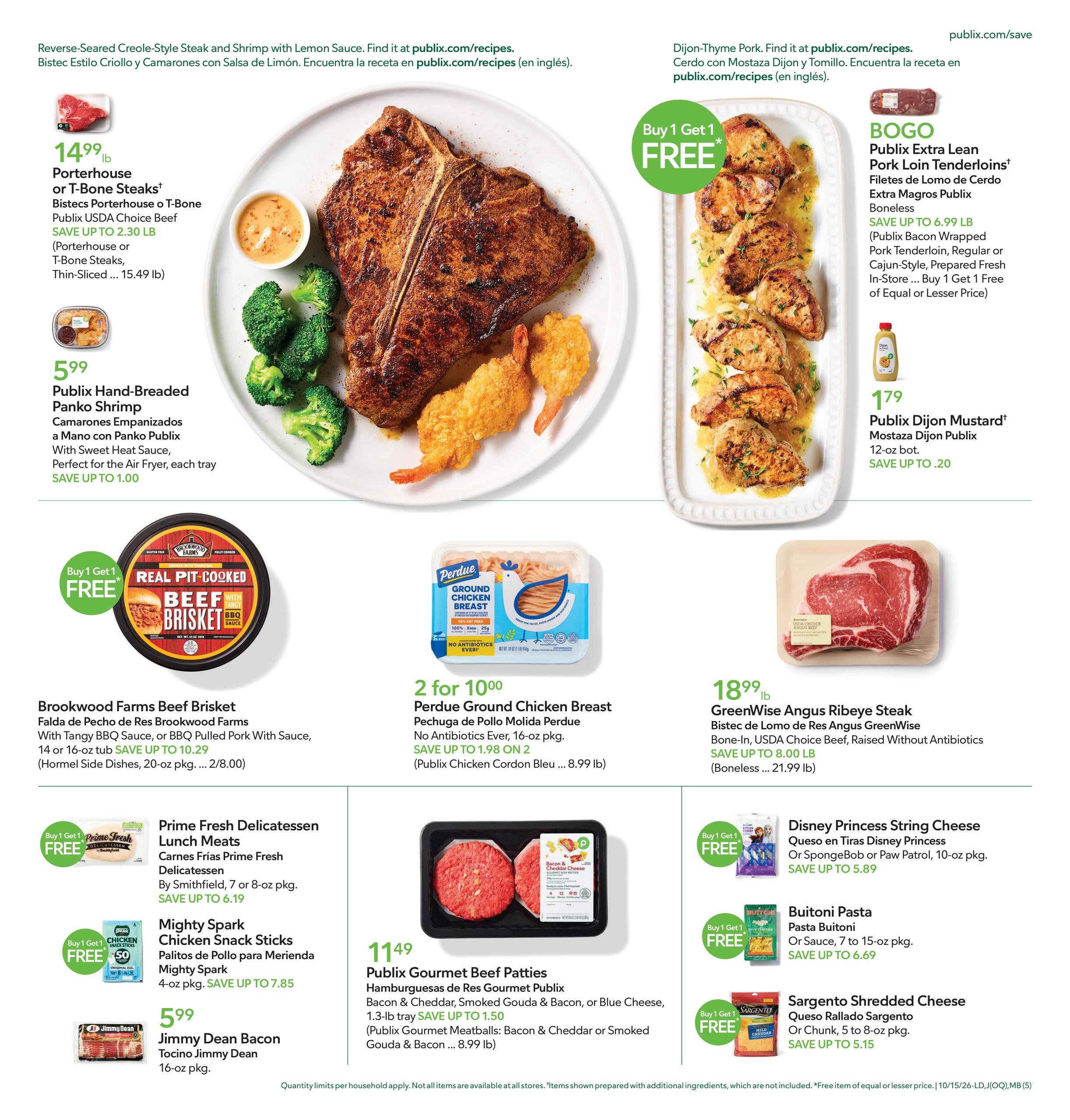 Publix (Jacksonville-Saint Augustine Area, FL) Anuncio Semanal Español Weekly Ad October 15 - 21, 2026