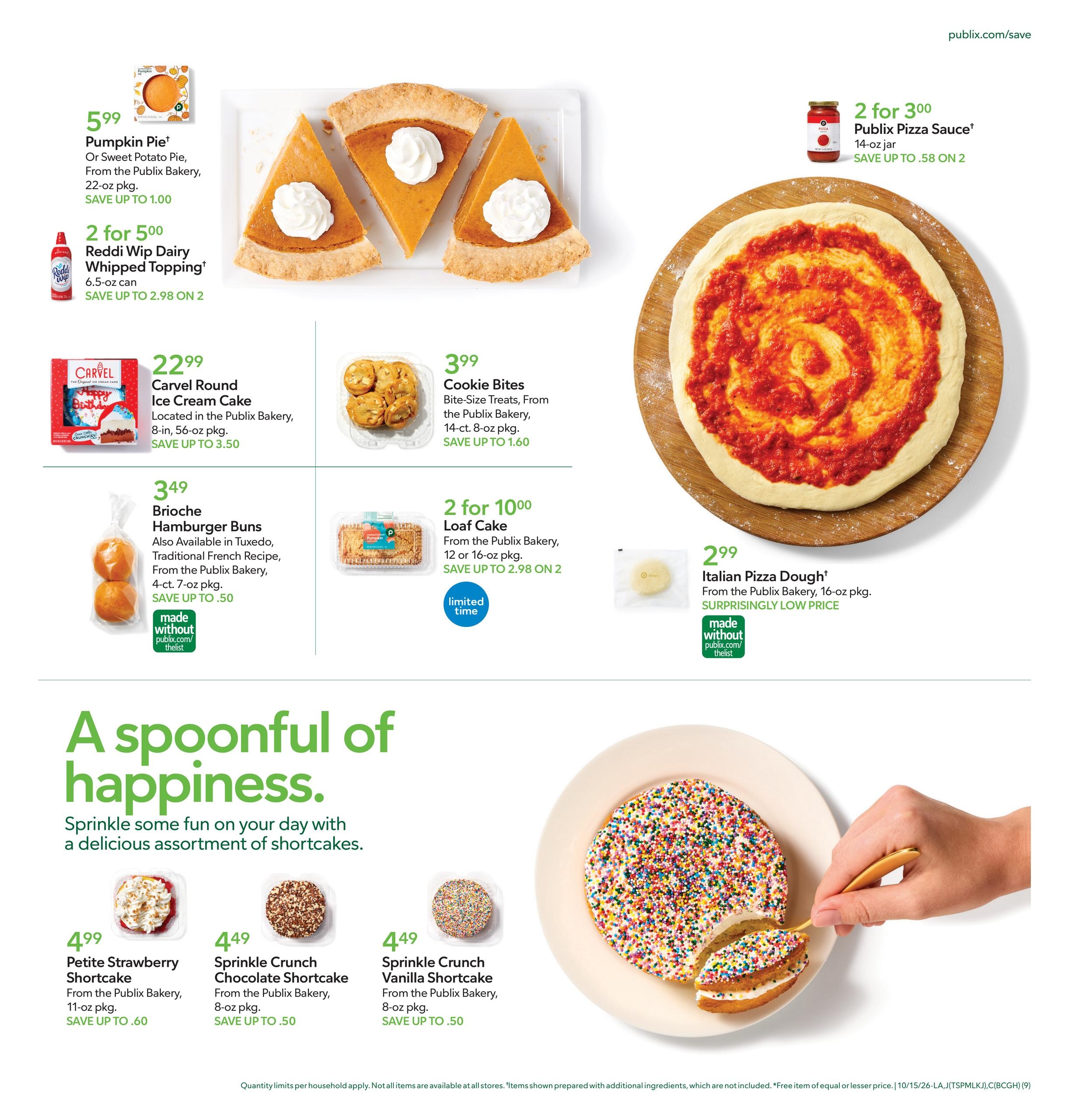 Publix (Jacksonville Area, FL) Weekly Ad October 15 - 21, 2026