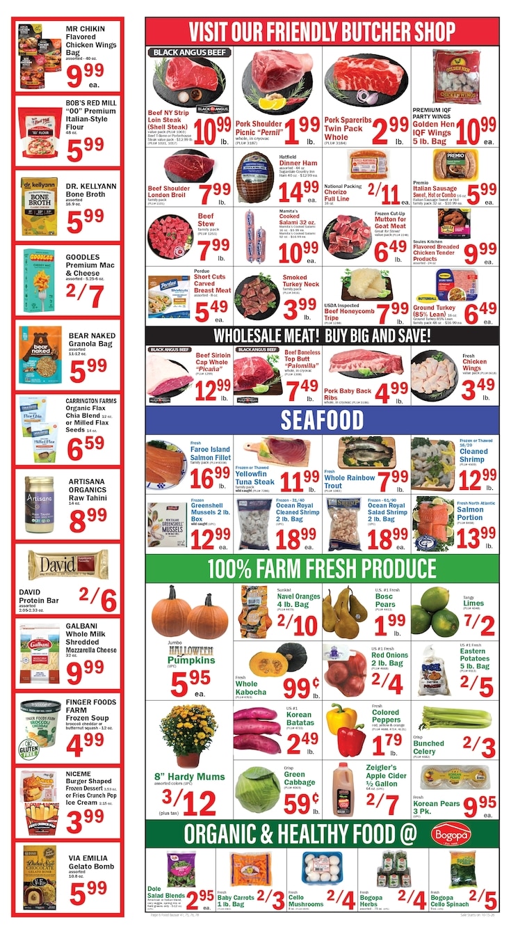 Food Bazaar (Brooklyn and other locations, NY) Weekly Ad October 15 - 21, 2026