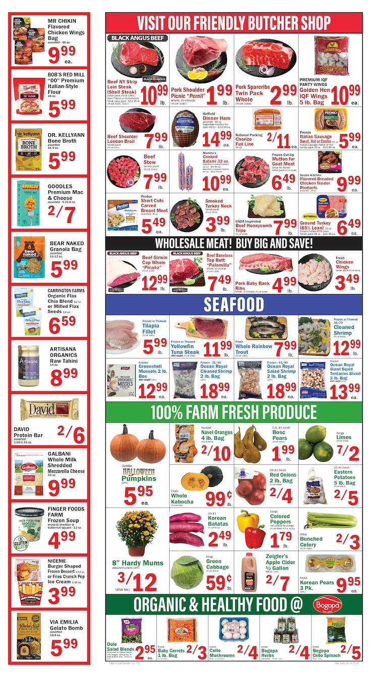 Food Bazaar (Queens, NY) Weekly Ad October 15 - 21, 2026