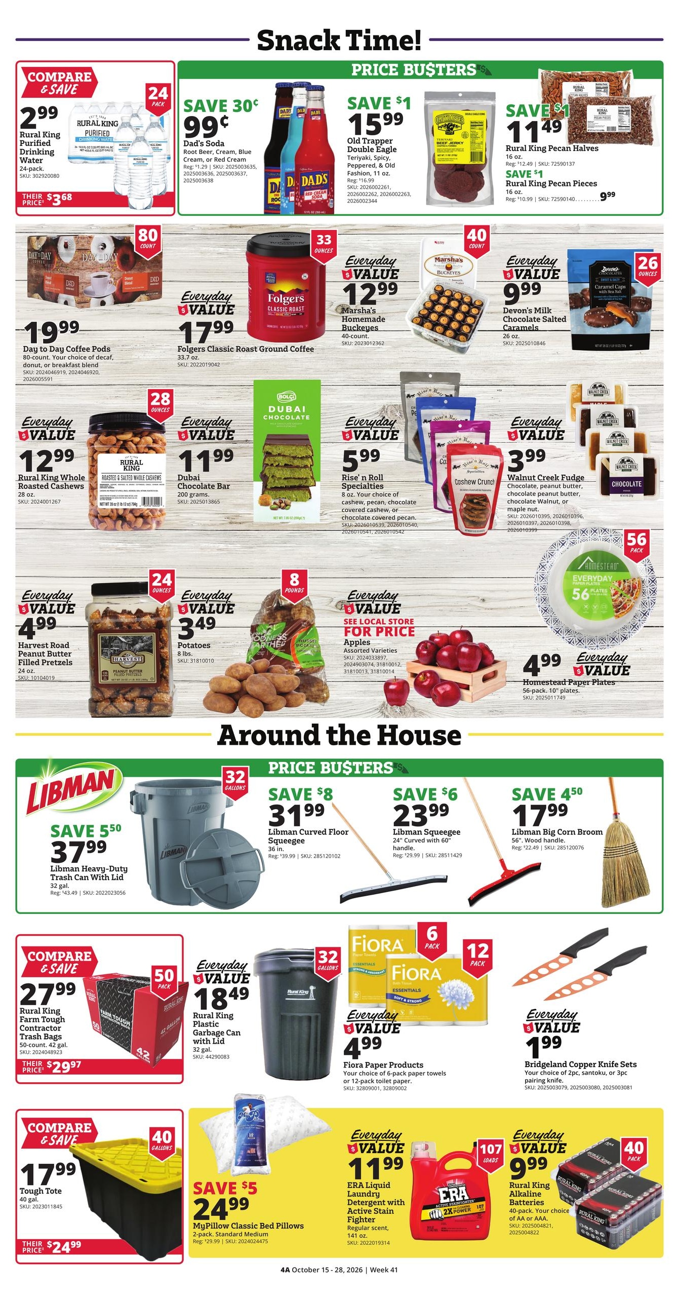 Rural King (Huntsville Area, AL) Weekly Ad October 15 - 28, 2026