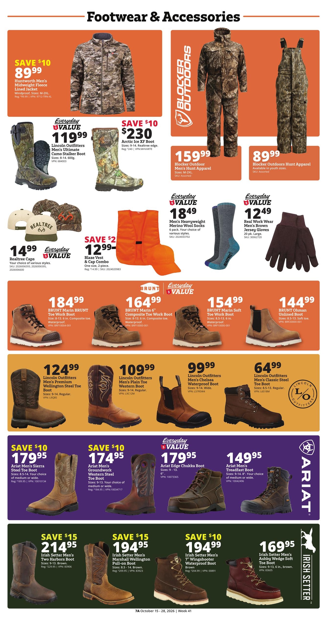 Rural King (Huntsville Area, AL) Weekly Ad October 15 - 28, 2026
