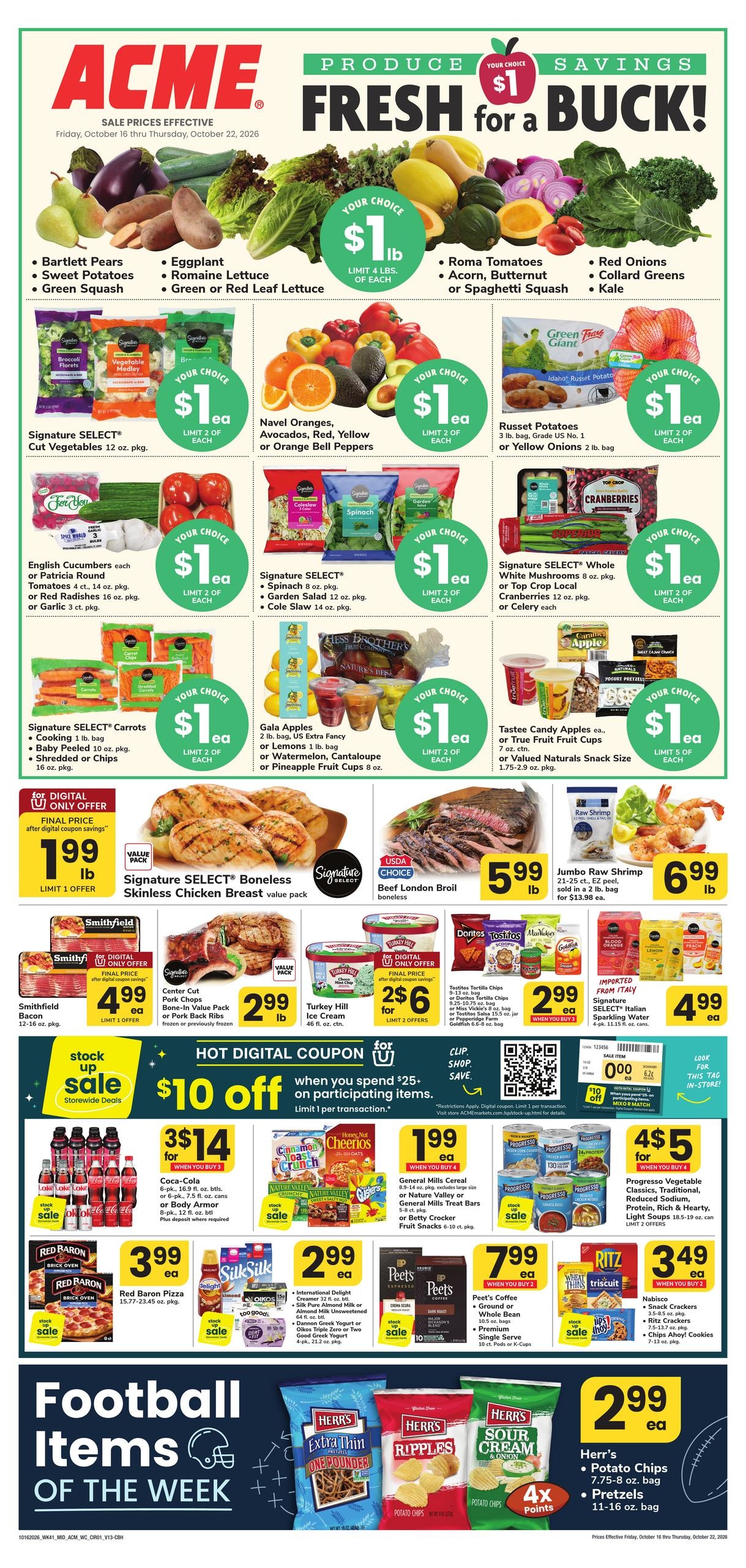 Acme Markets (Stamford Area, CT) Weekly Ad October 16 - 22, 2026