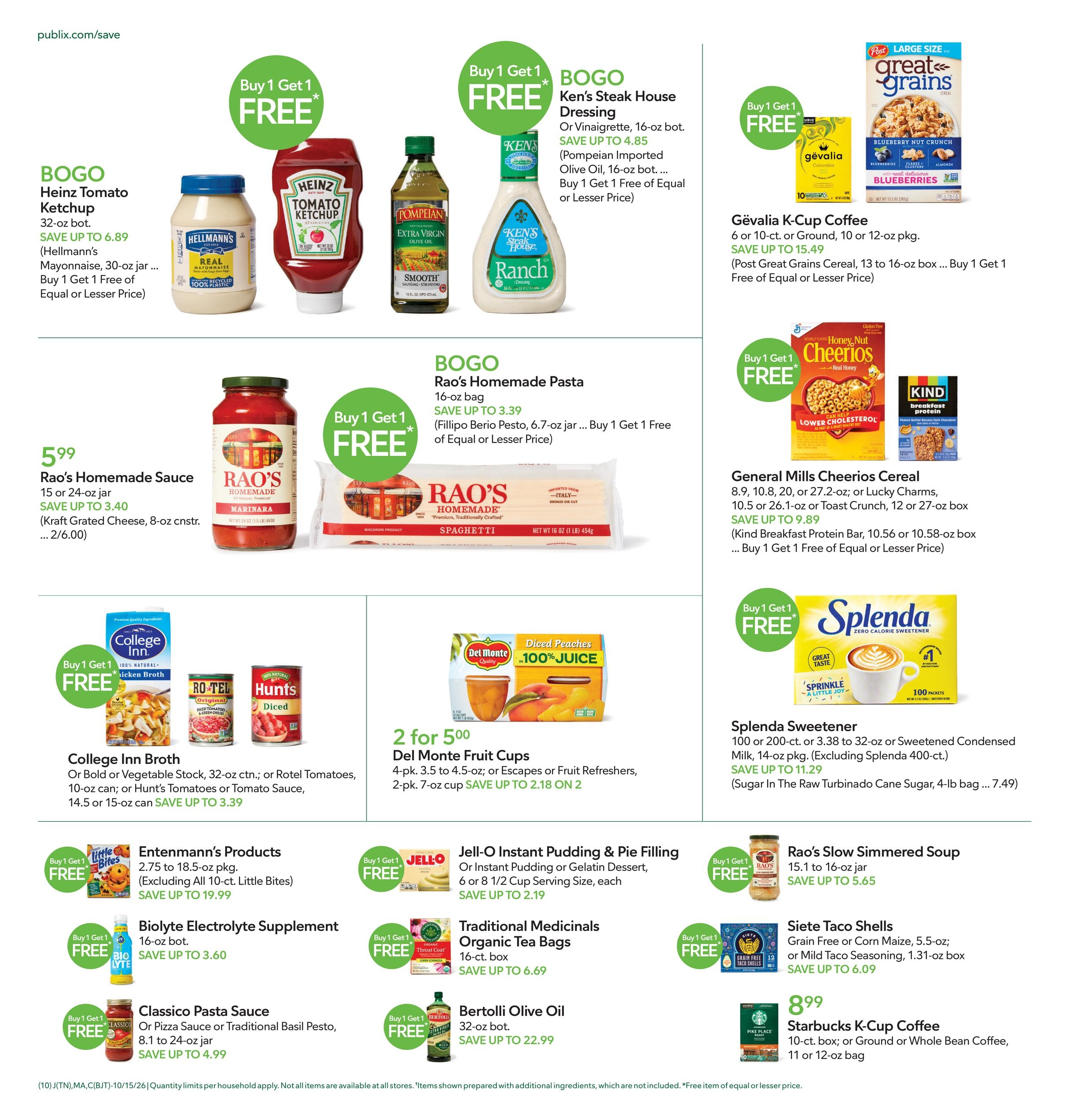 Publix (Boca Raton Area, FL) Weekly Ad October 15 - 21, 2026
