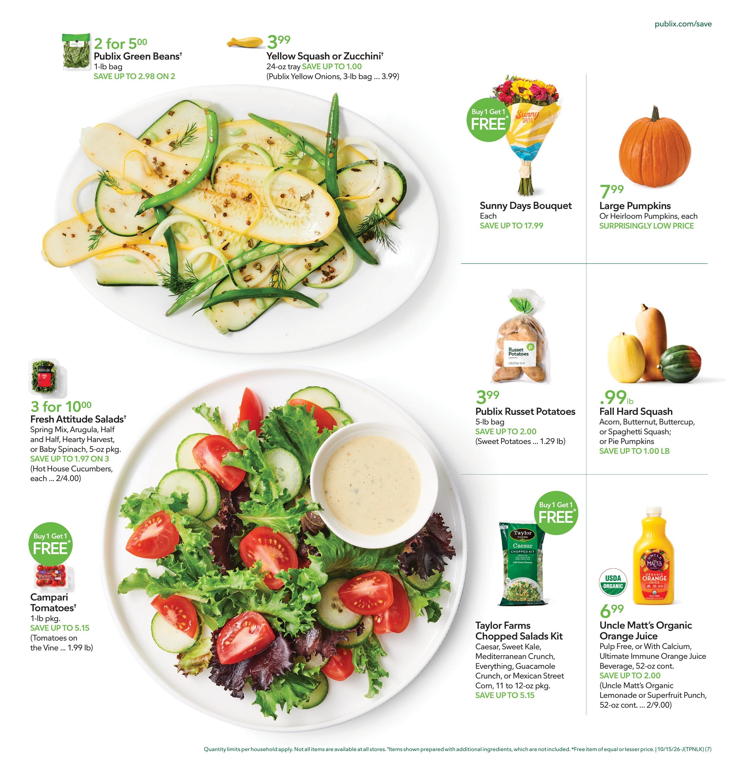 Publix (Deltona Area, FL) Weekly Ad October 15 - 21, 2026