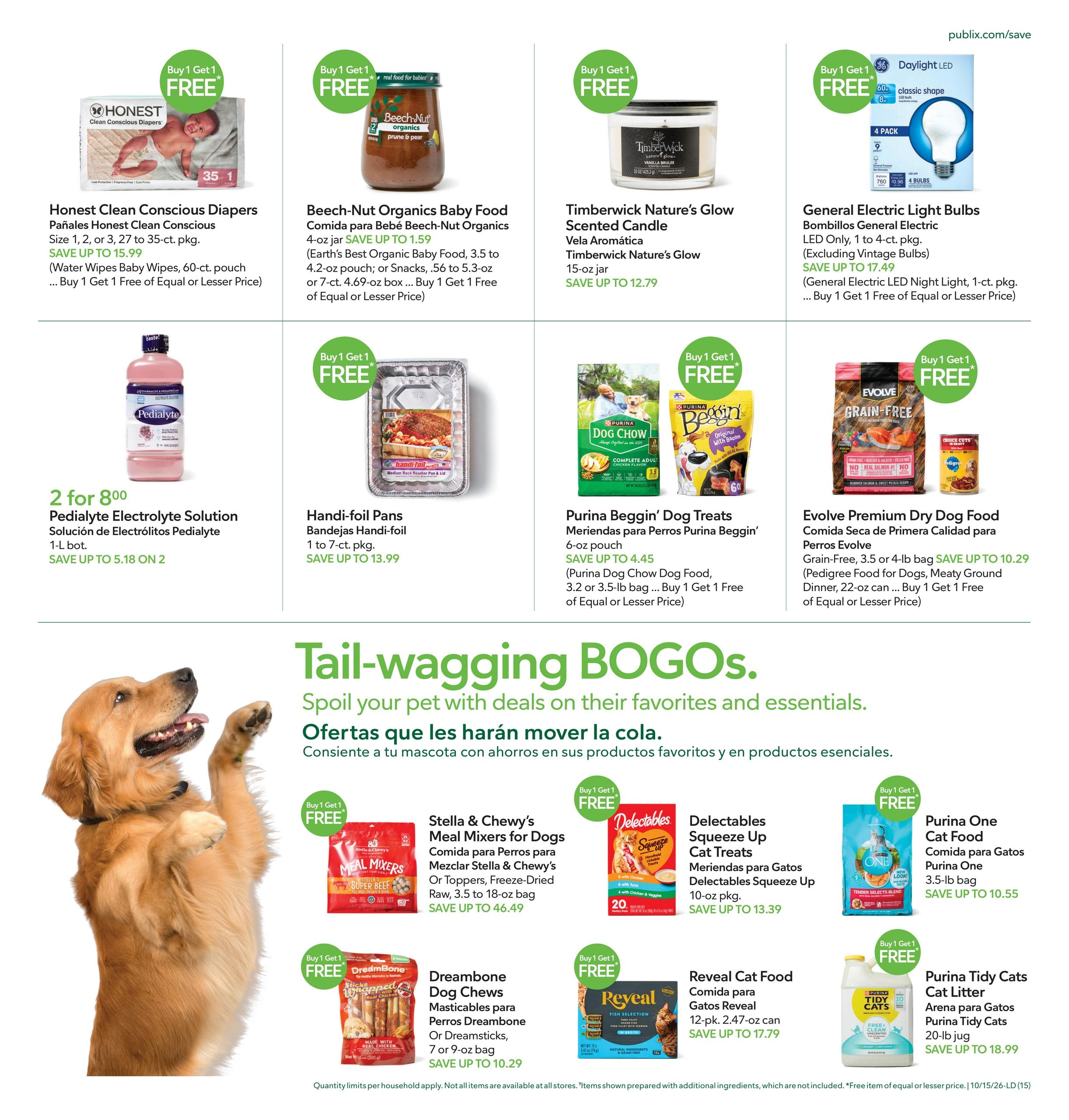 Publix (Cape Coral Area, FL) Anuncio Semanal Español Weekly Ad October 15 - 21, 2026
