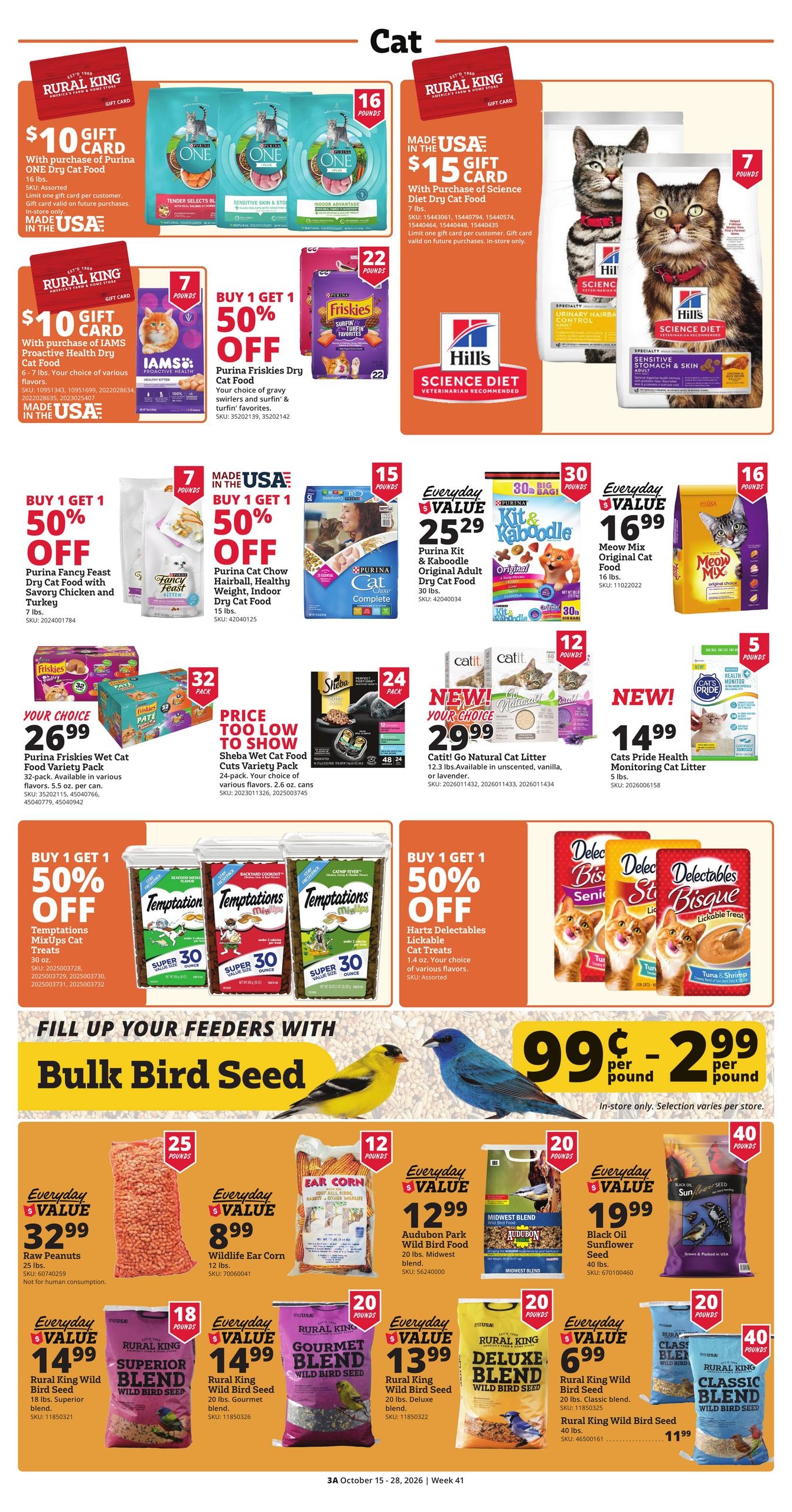Rural King (Auburn Area, IN) Weekly Ad October 15 - 28, 2026