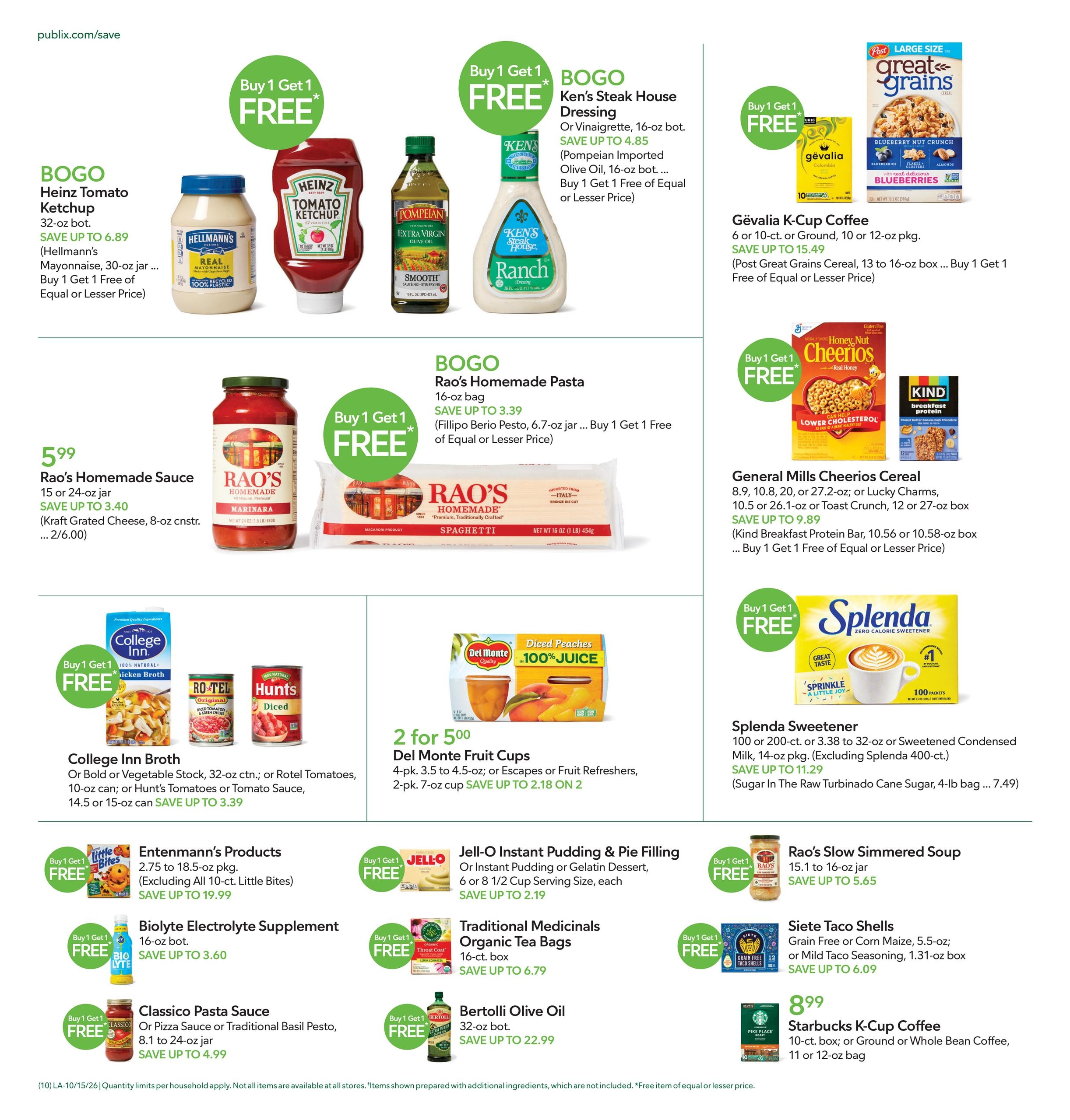 Publix (Cape Coral Area, FL) Weekly Ad October 15 - 21, 2026