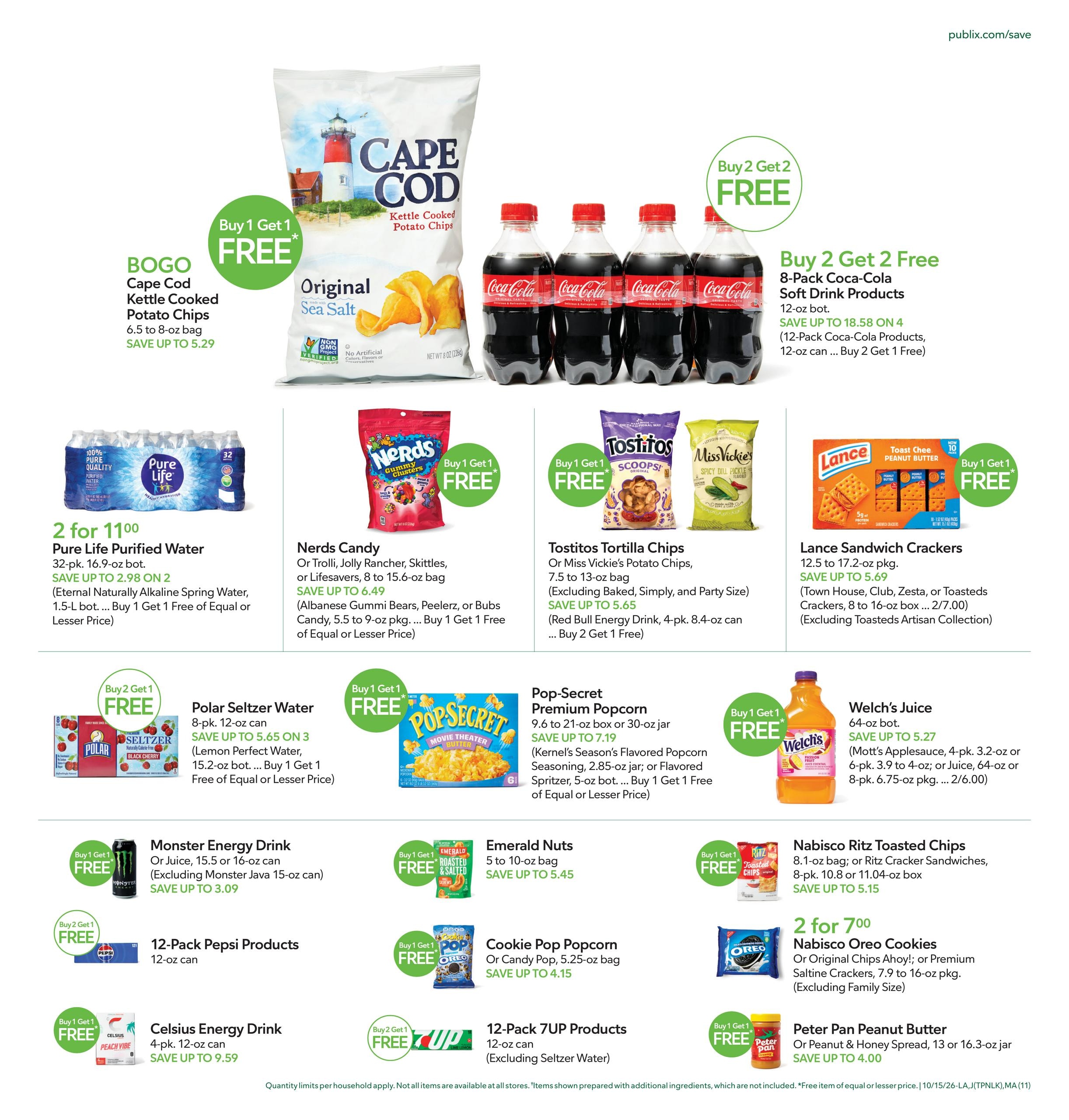 Publix (Cape Coral Area, FL) Weekly Ad October 15 - 21, 2026