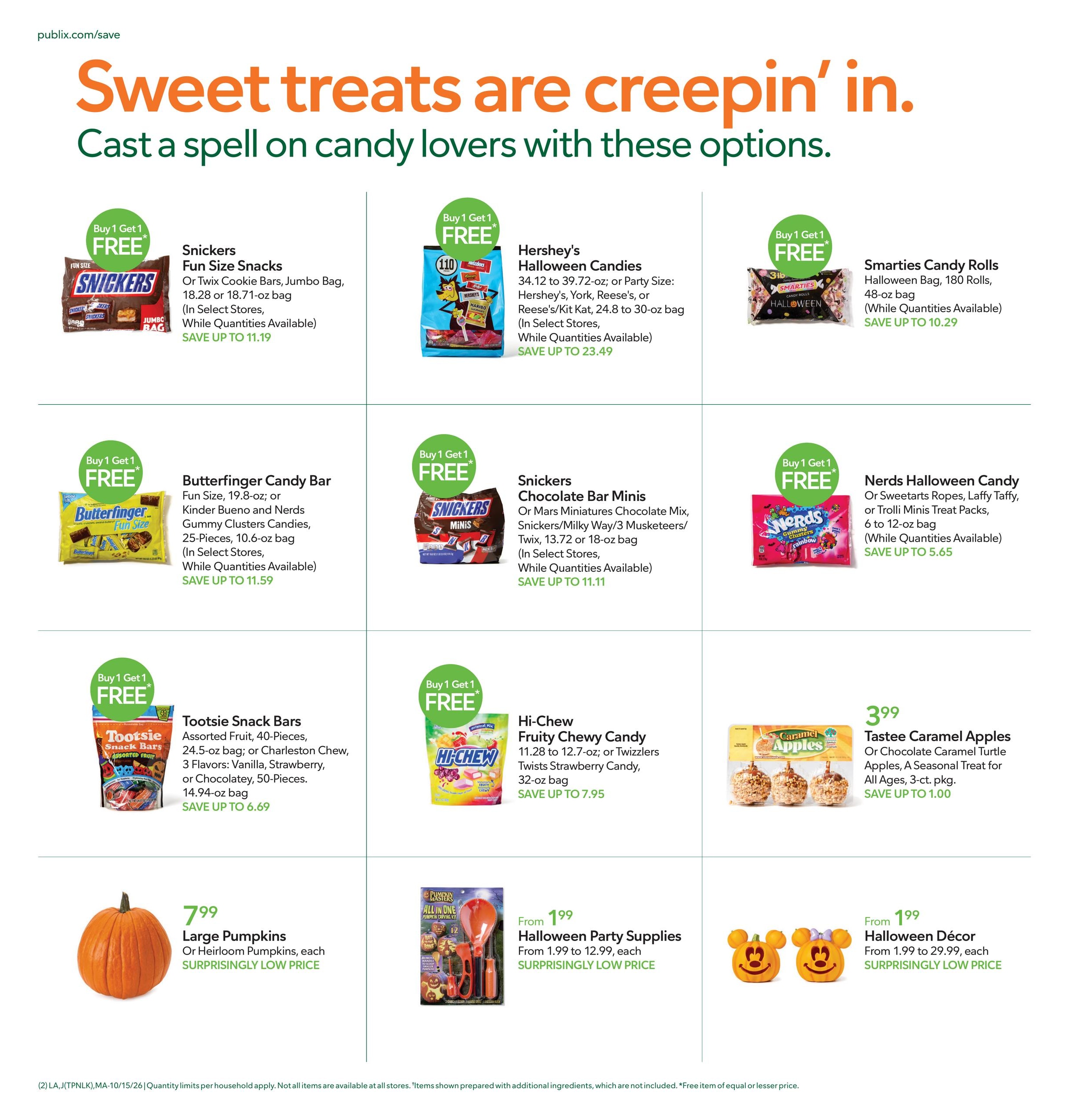 Publix (Cape Coral Area, FL) Weekly Ad October 15 - 21, 2026