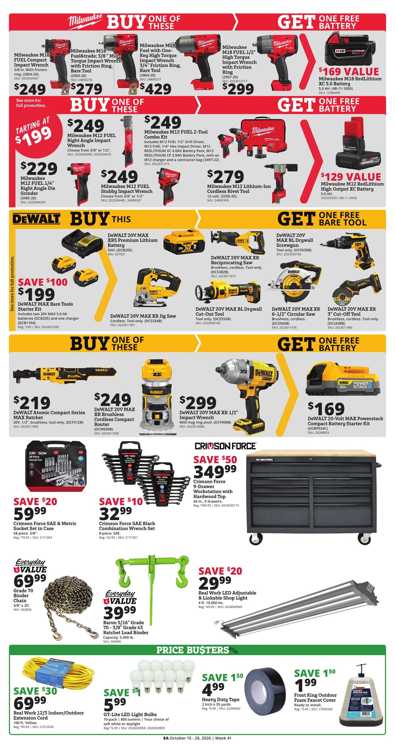 Rural King (Gainesville Area, FL) Weekly Ad October 15 - 28, 2026