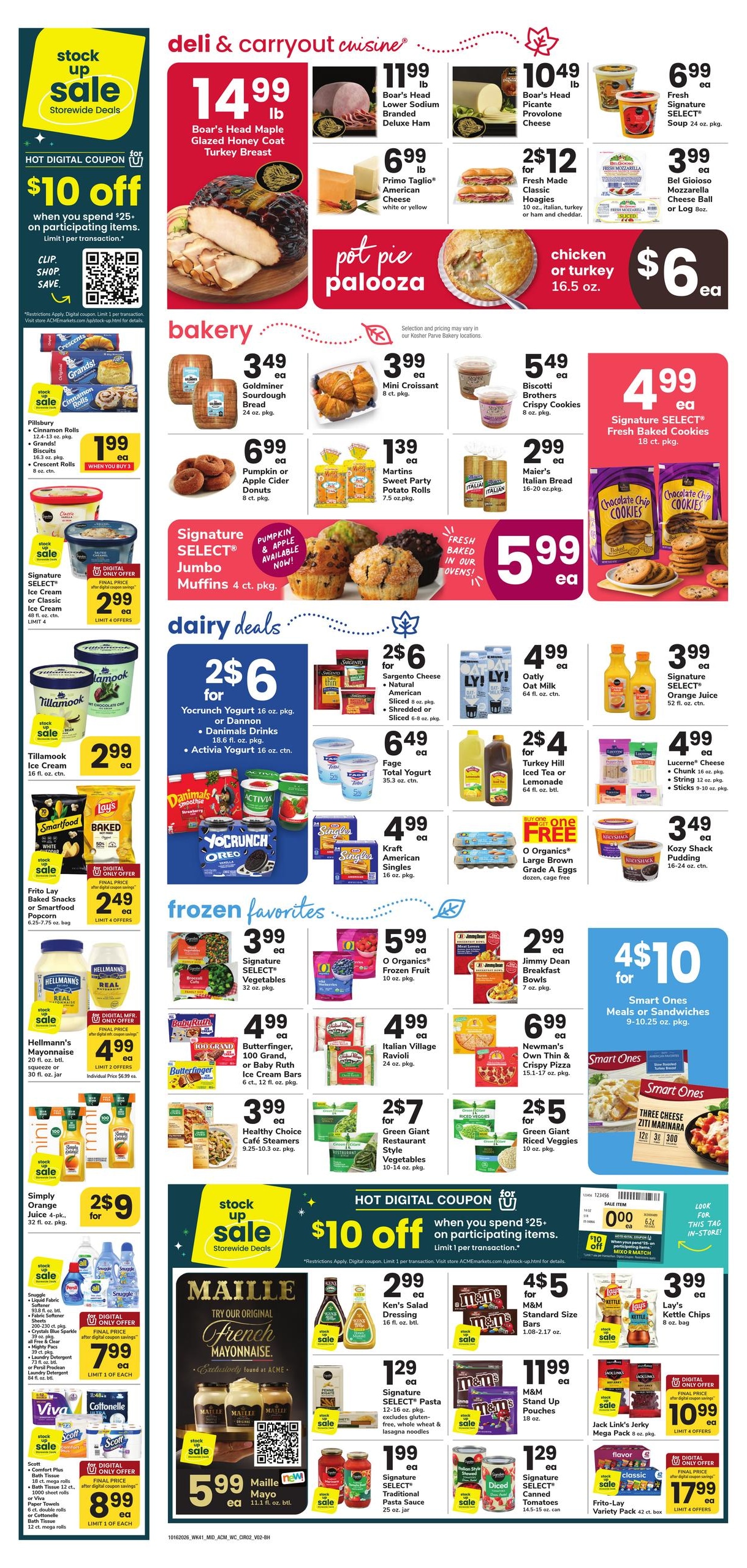 Acme Markets (Lakewood Area, NJ) Weekly Ad October 16 - 22, 2026
