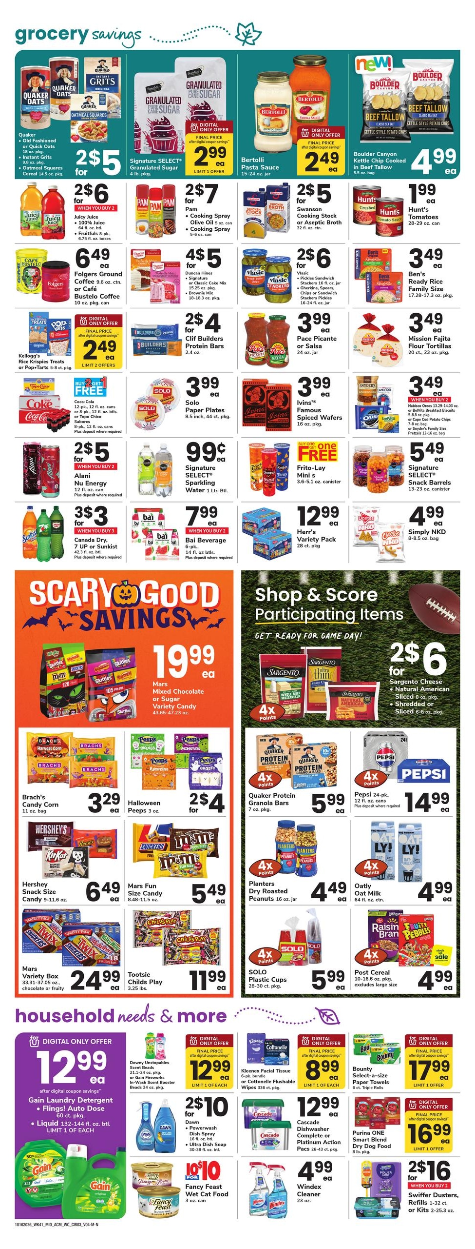 Acme Markets (Salisbury Area, MD) Weekly Ad October 16 - 22, 2026