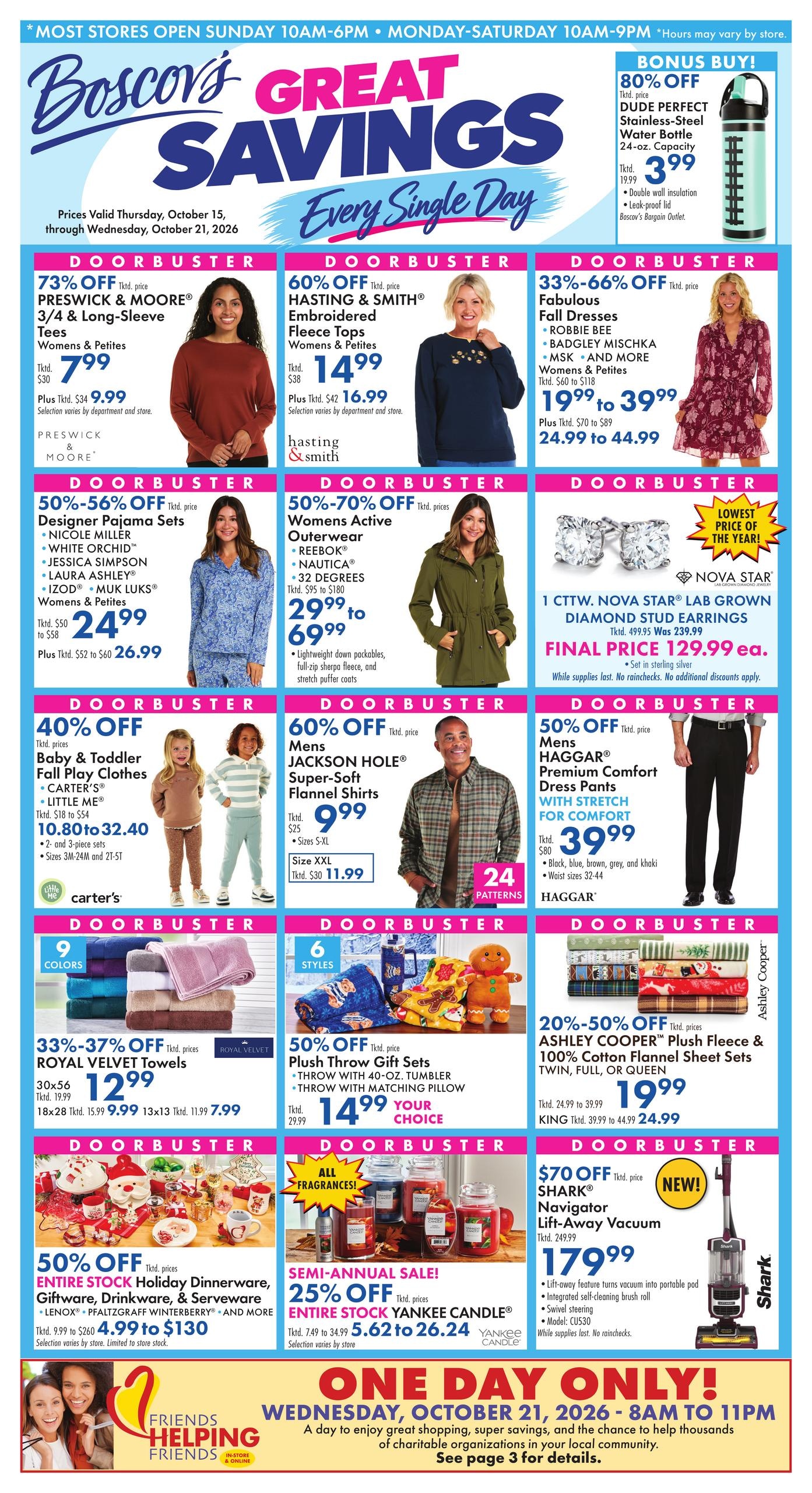 Boscov's Boscov’s Weekly Weekly Ad October 15 - 21, 2026