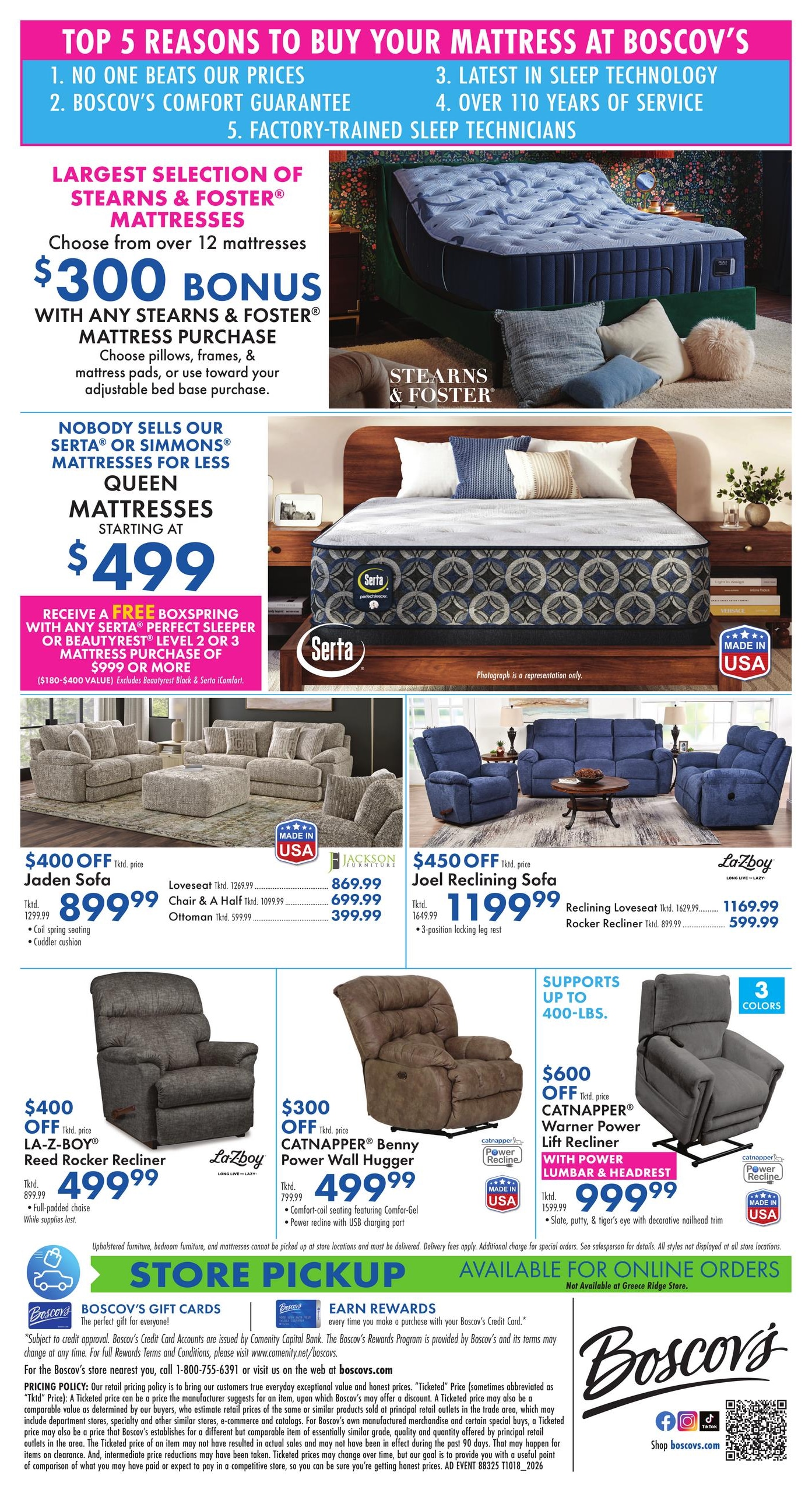 Boscov's Boscov’s Weekly Weekly Ad October 15 - 21, 2026