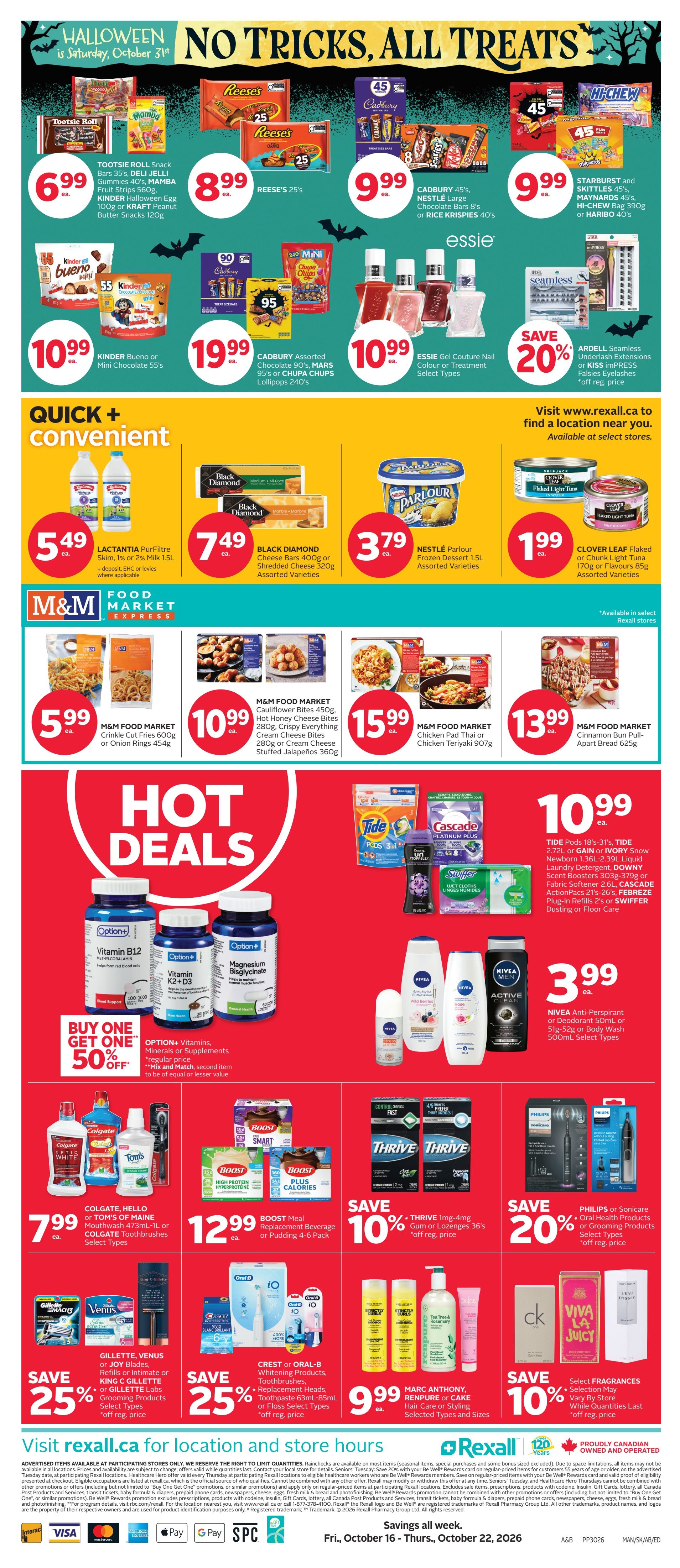 Rexall (AB, SK) Flyer October 16 to 22