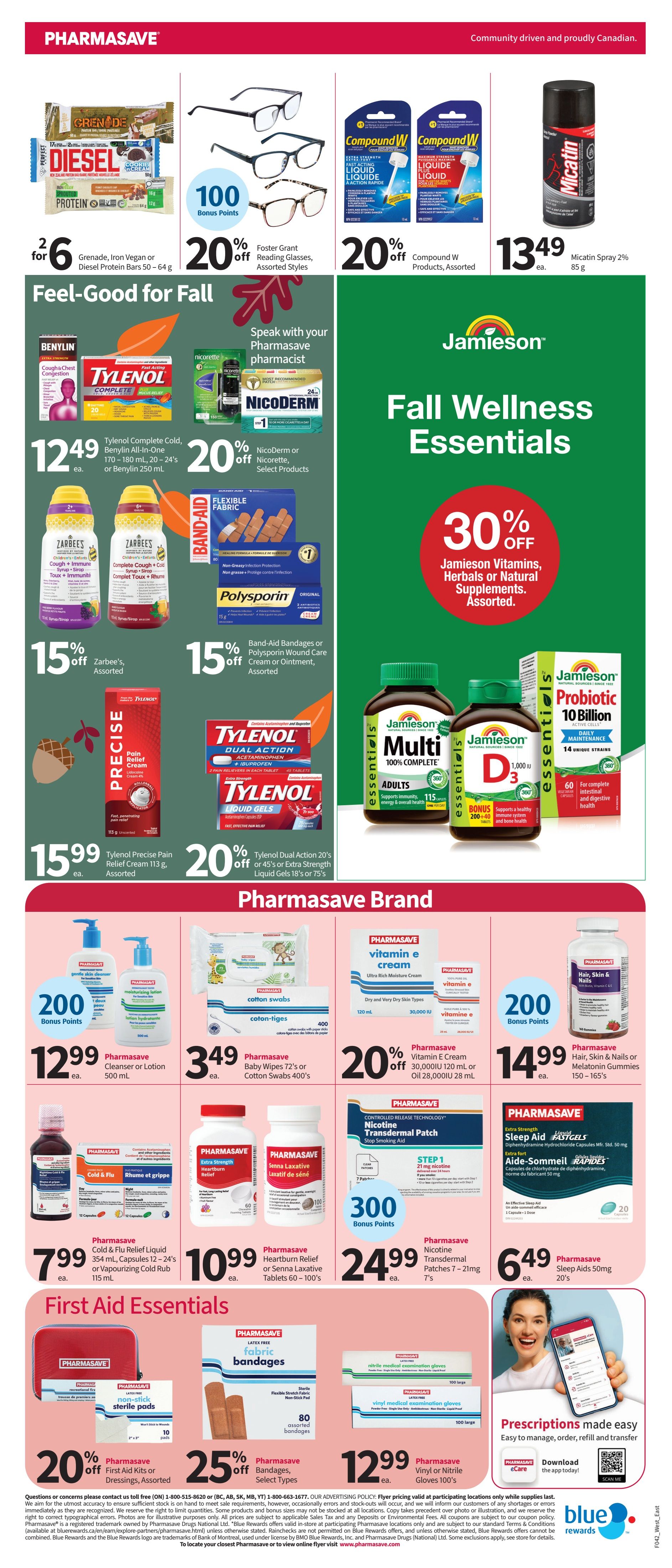 Pharmasave (ON & West) Flyer October 16 to 22