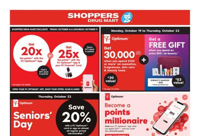 Shoppers Drug Mart (ON) Flyer October 17 to 22