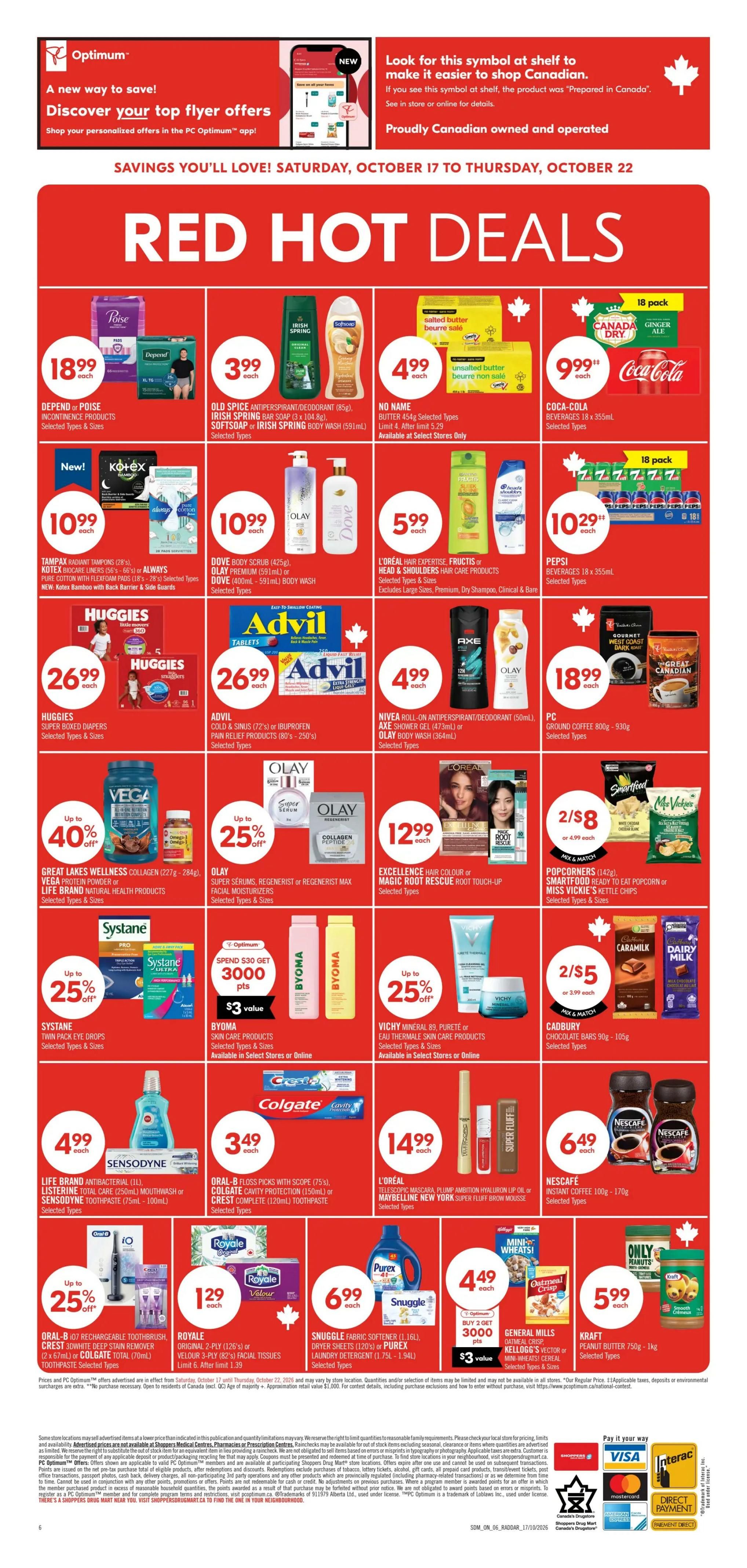 Shoppers Drug Mart (ON) Flyer October 17 to 22