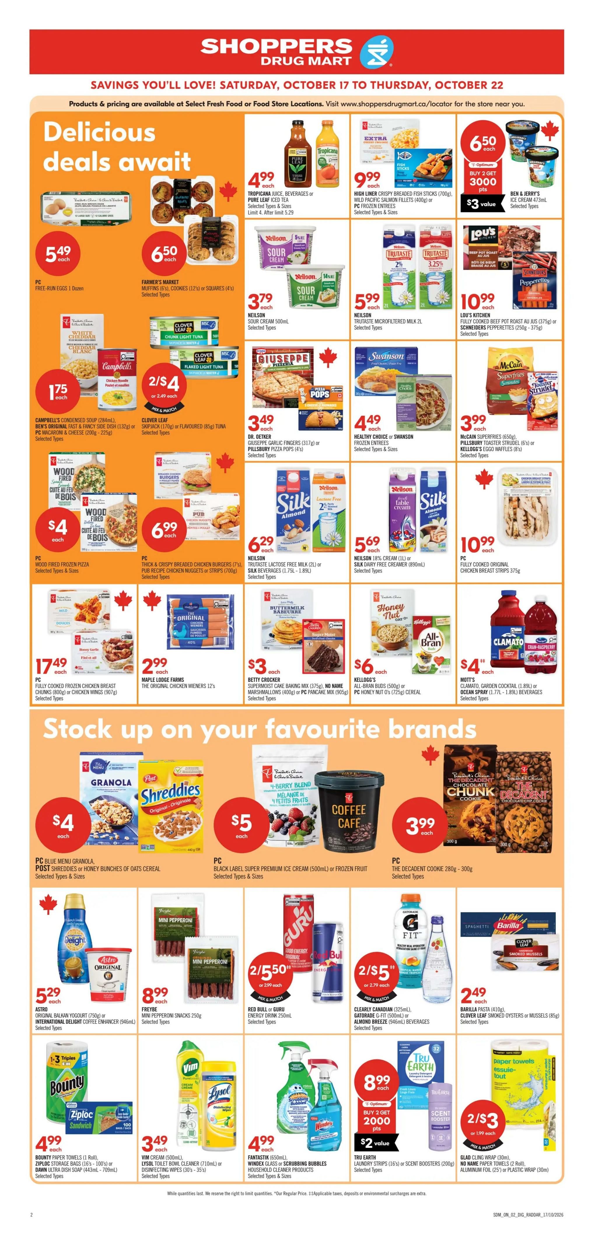 Shoppers Drug Mart (ON) Flyer October 17 to 22